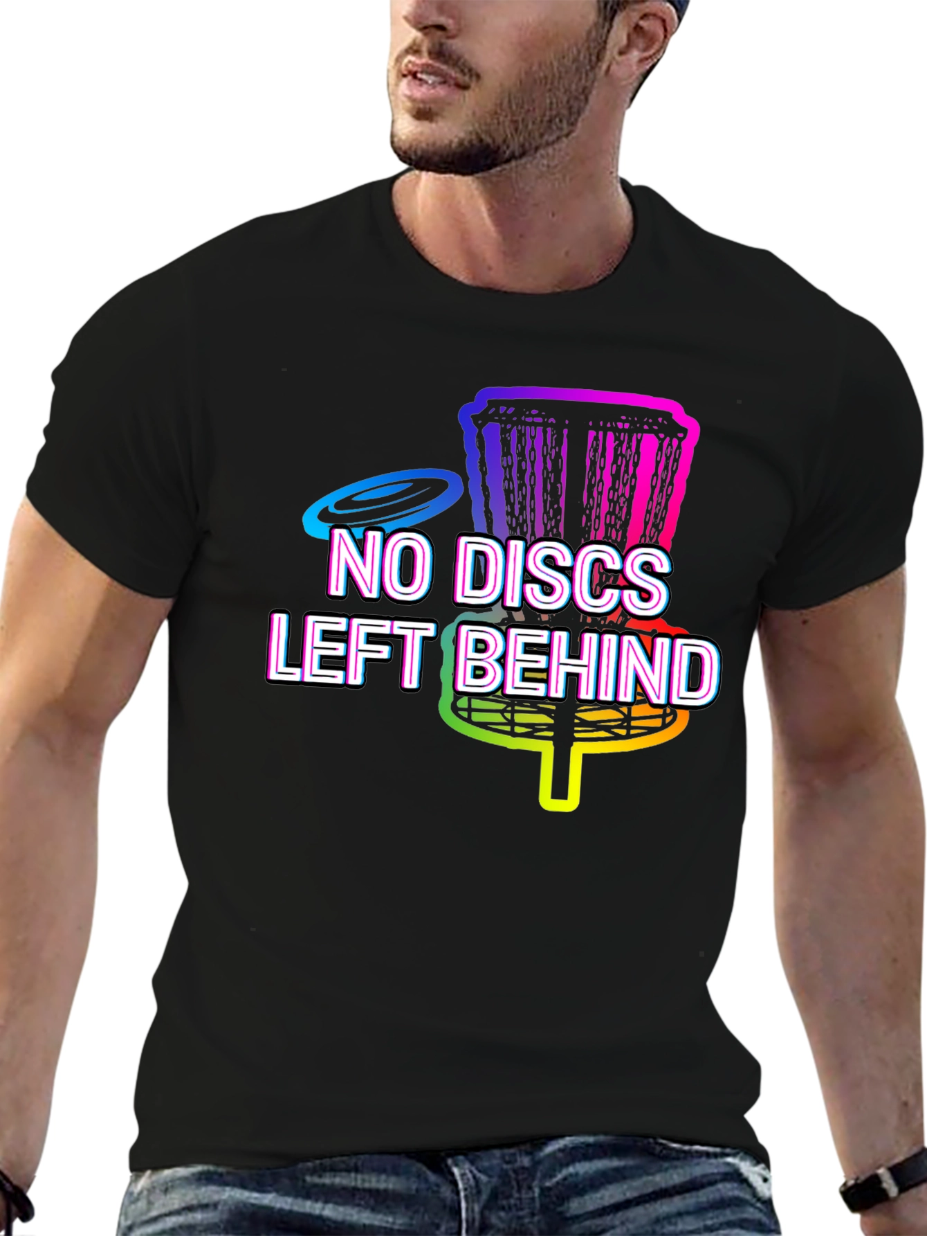No Discs Left Behind T-Shirt - Disc Golf Apparel