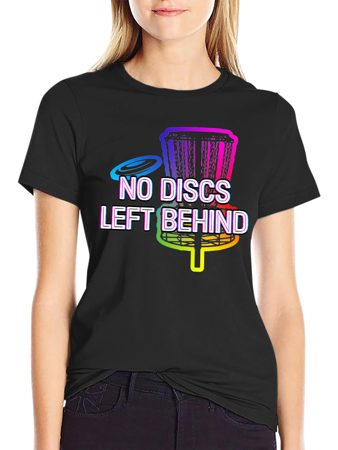 No Discs Left Behind T-Shirt - Disc Golf Apparel