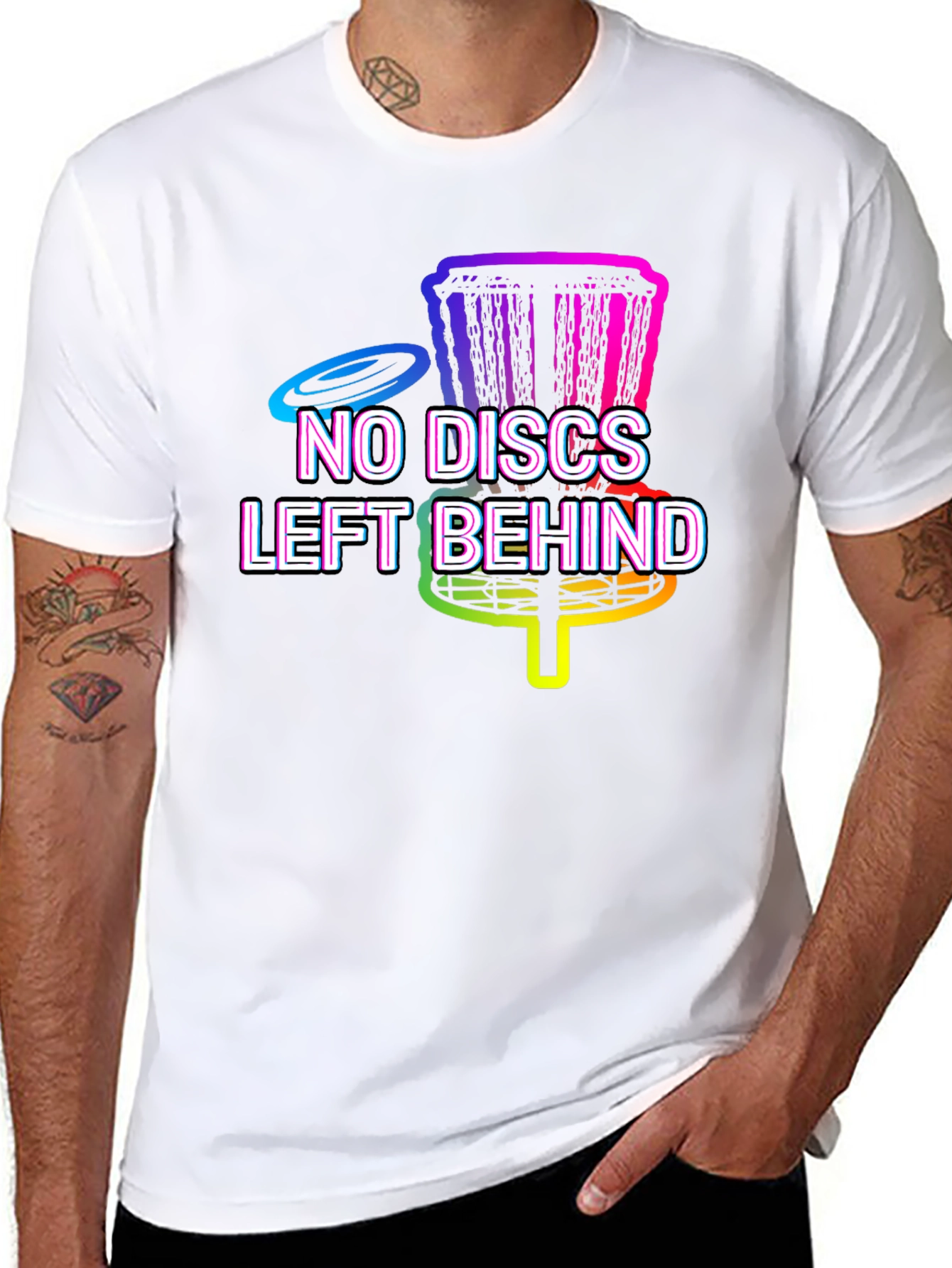 No Discs Left Behind T-Shirt - Disc Golf Apparel