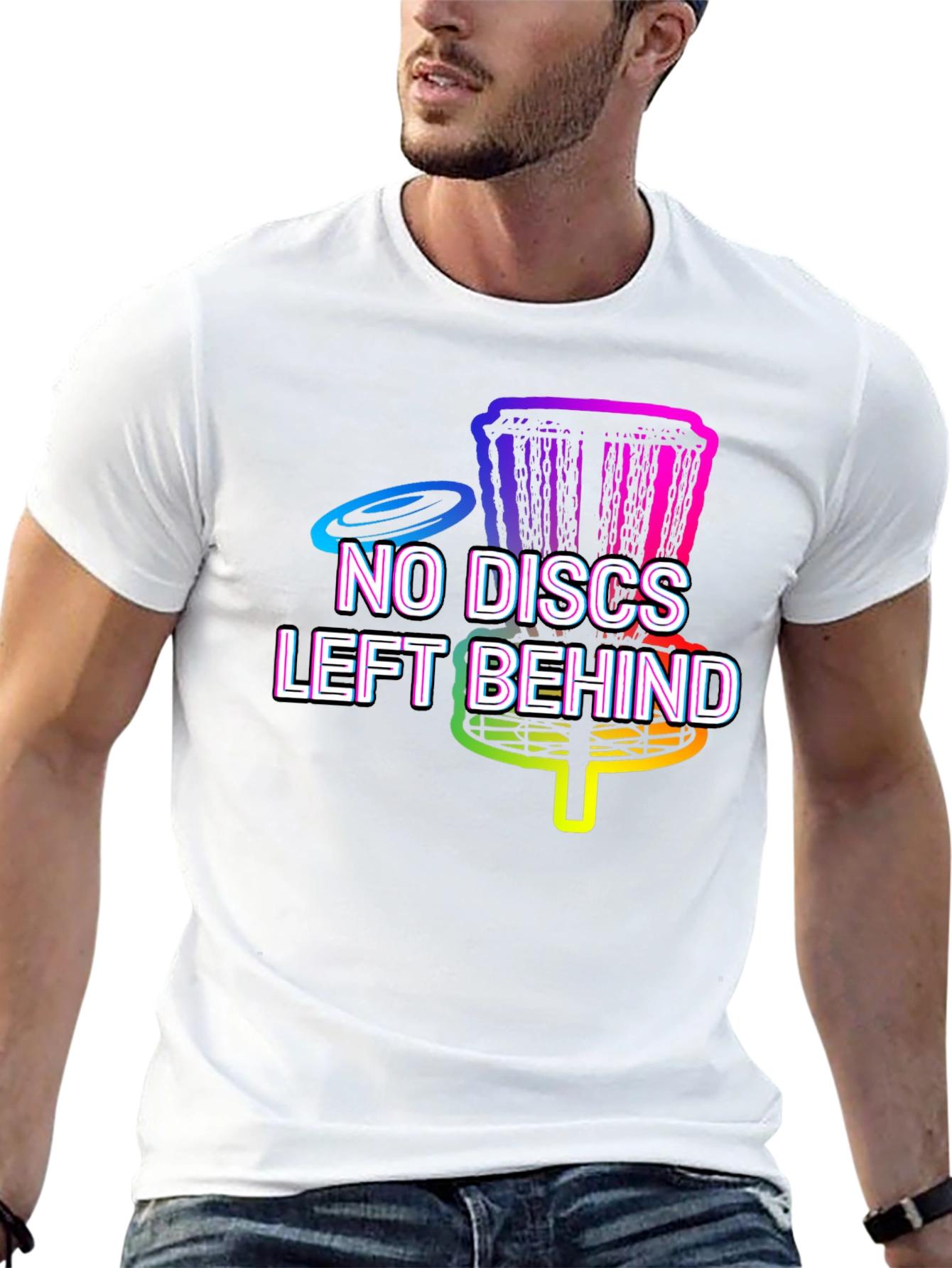 No Discs Left Behind T-Shirt - Disc Golf Apparel