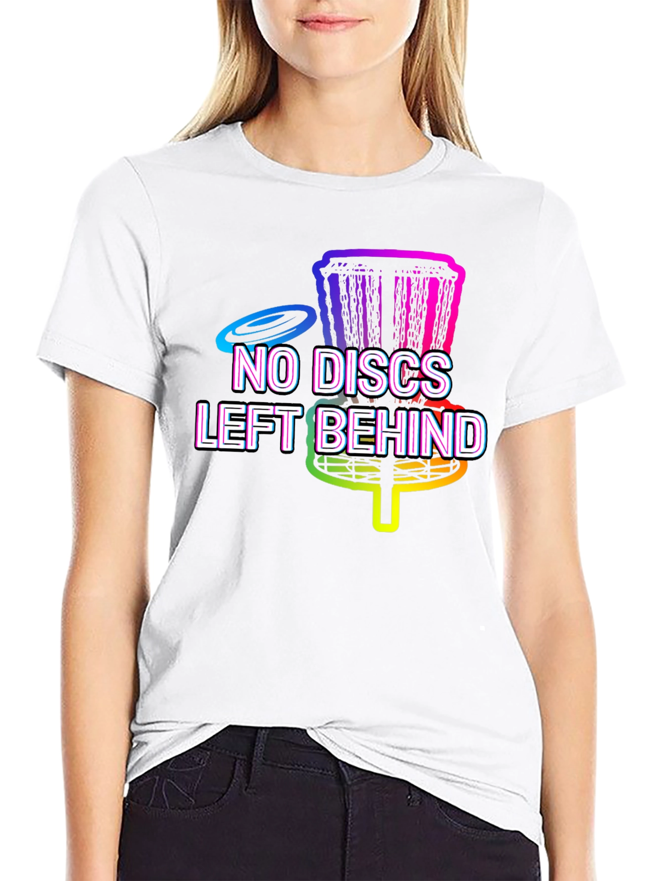 No Discs Left Behind T-Shirt - Disc Golf Apparel