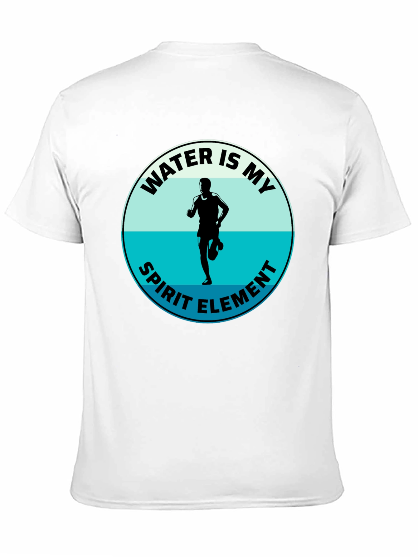 Water Is My Spirit Element T-Shirt - Runners Tee