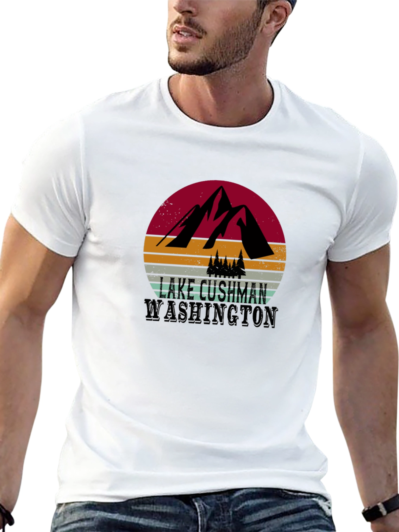 Lake Cushman Washington Graphic Tee