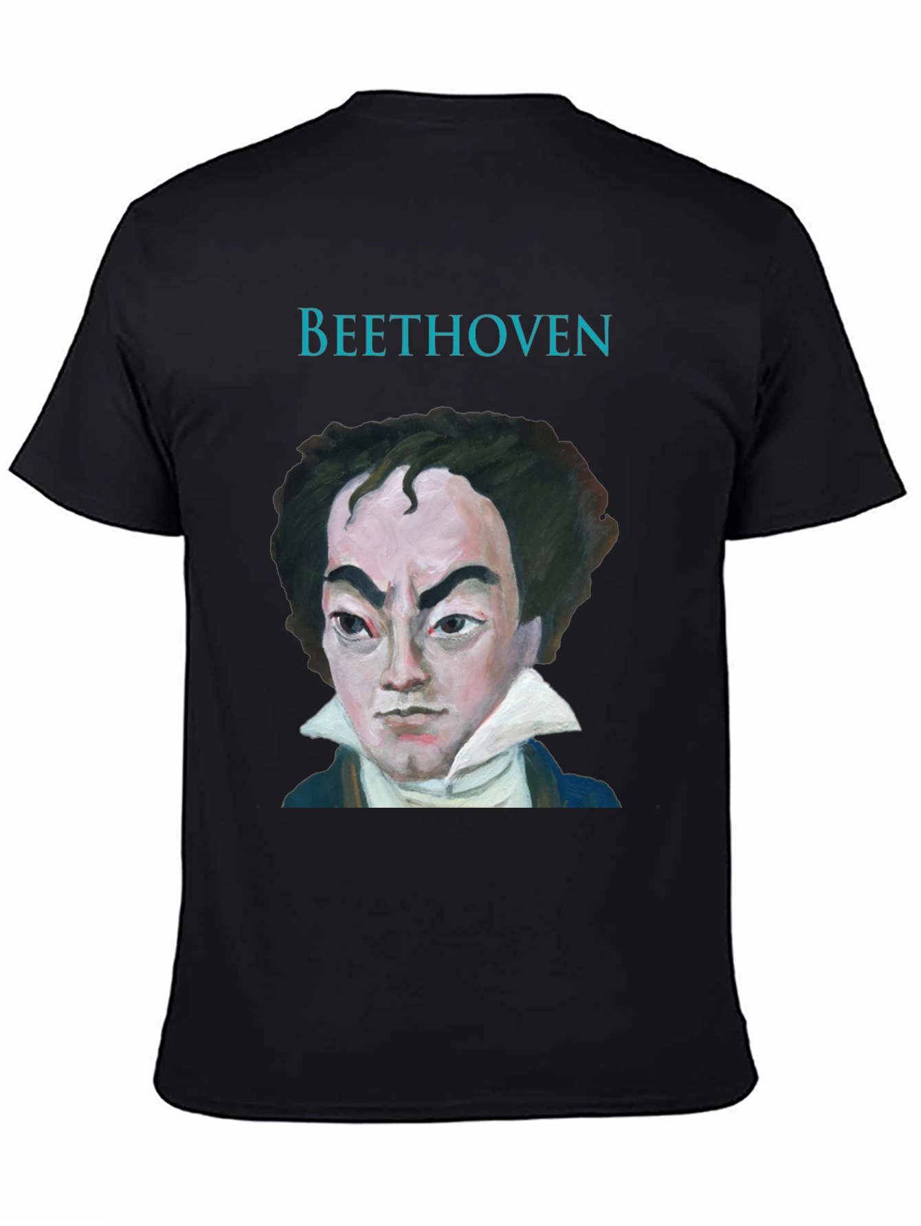 Beethoven Portrait Graphic Tee - Classic Musician T-Shirt