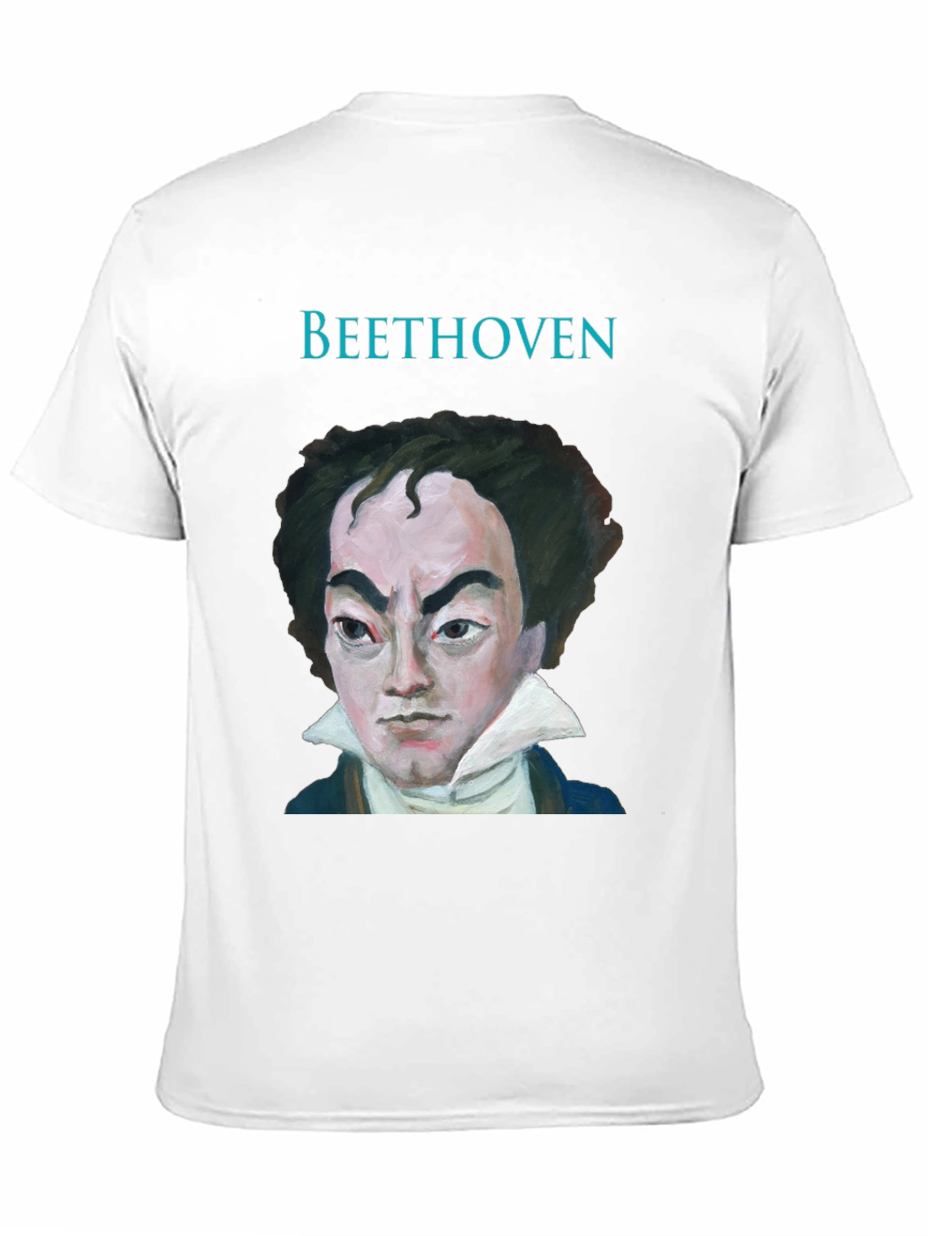 Beethoven Portrait Graphic Tee - Classic Musician T-Shirt
