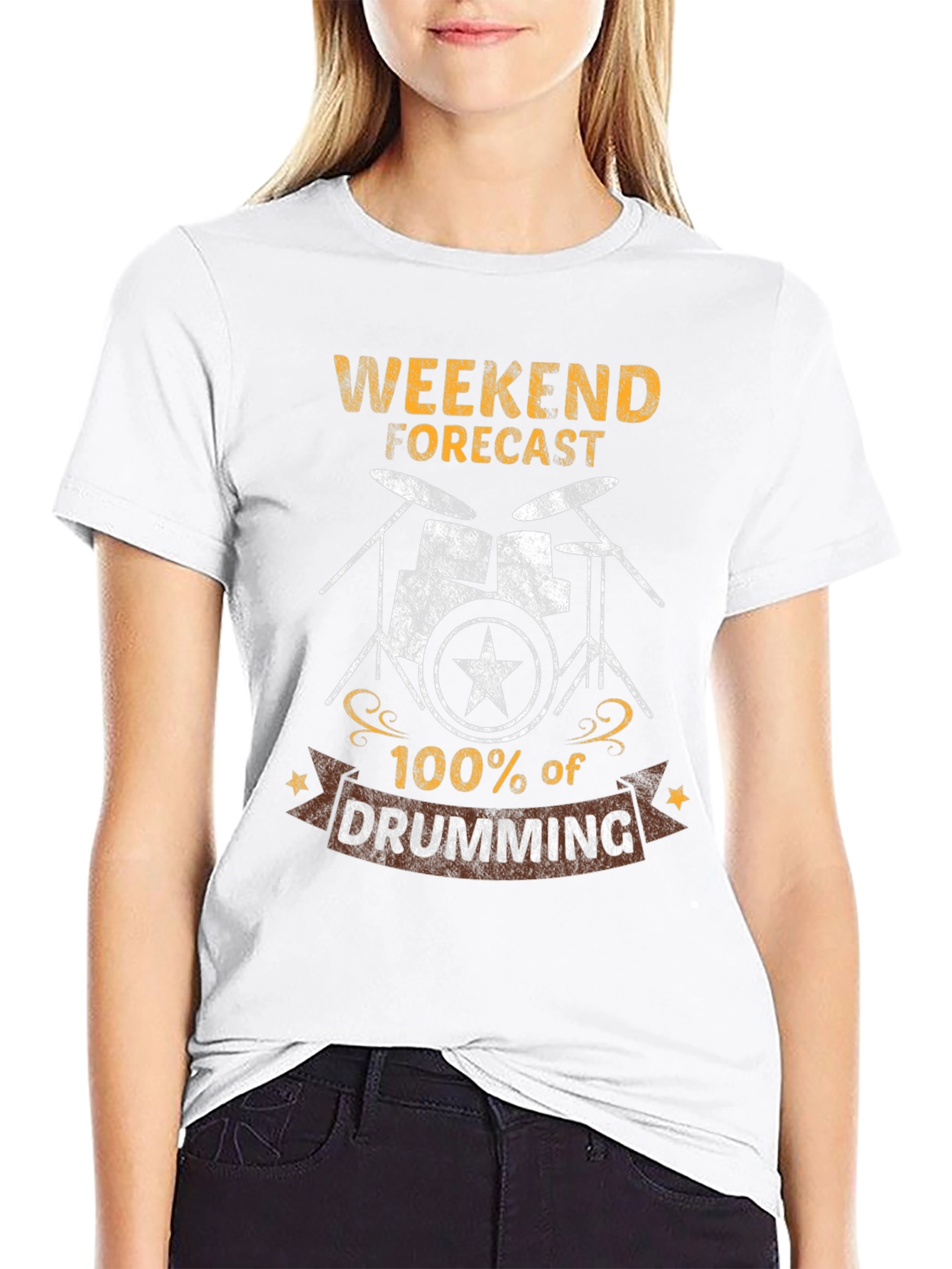 Weekend Drumming Forecast T-Shirt