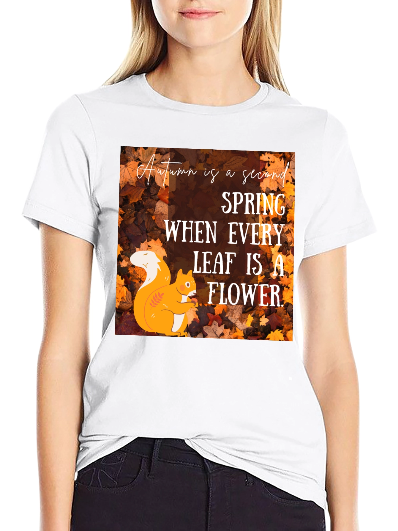 Autumn Squirrel Graphic Tee