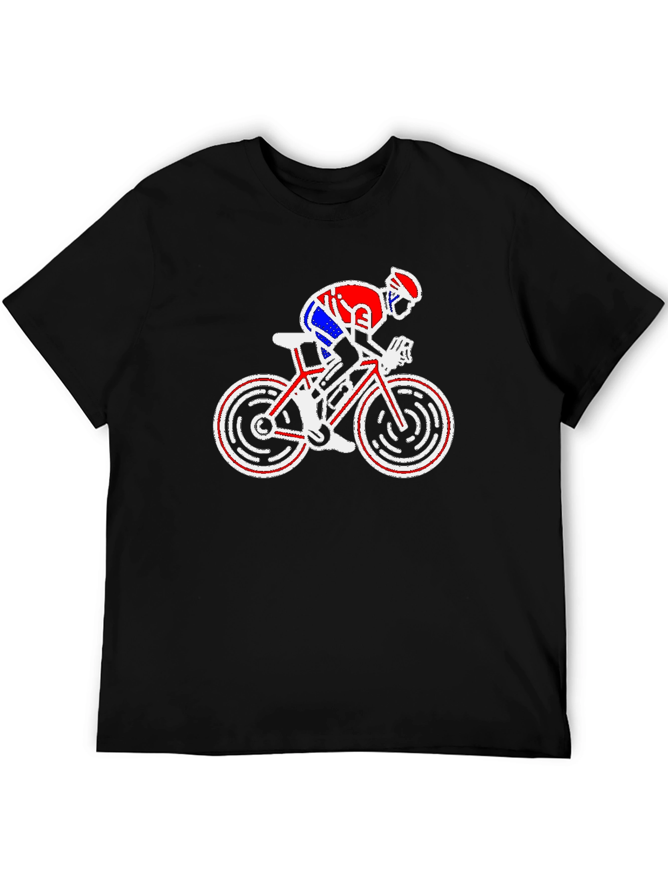 Cycling Graphic T-Shirt - Bike Rider Design