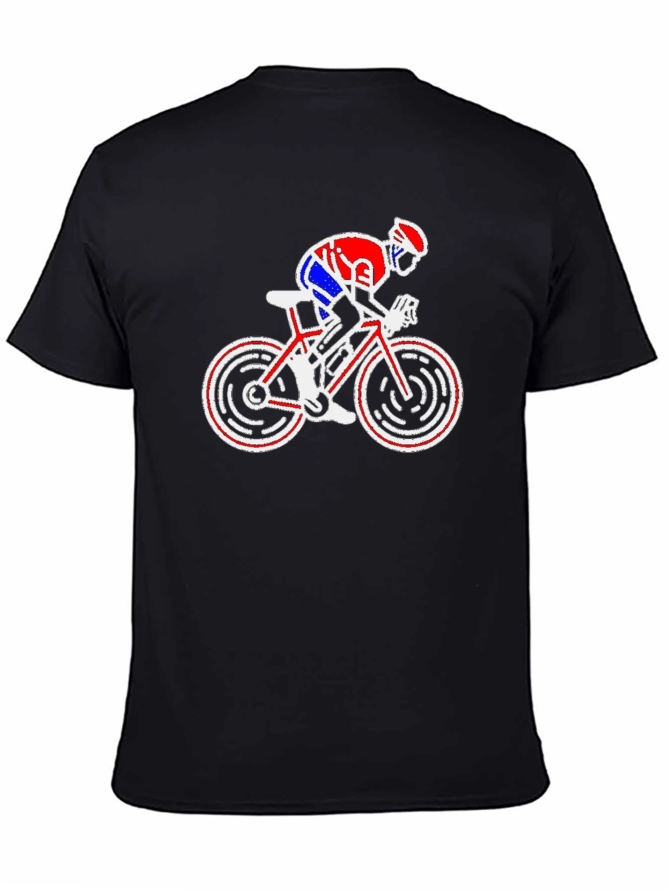 Cycling Graphic T-Shirt - Bike Rider Design