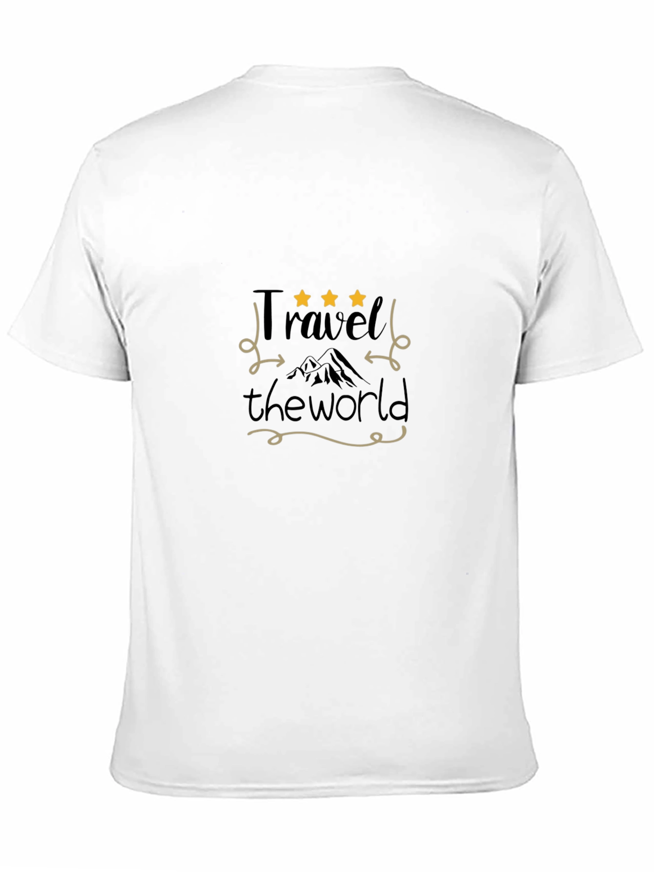 Travel the World Black Graphic Tee