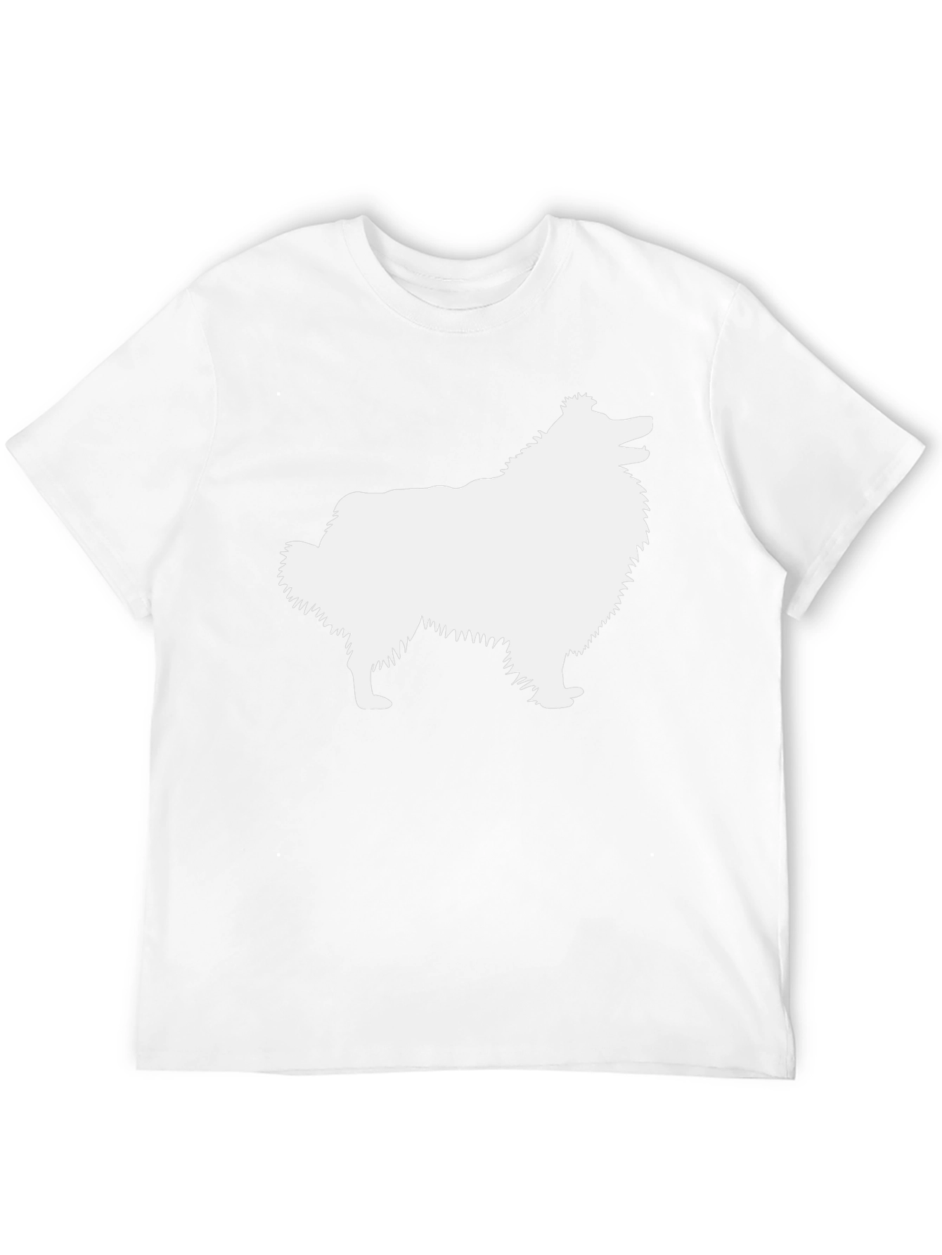 Sheltie Dog Silhouette T-Shirt - Unisex Tee