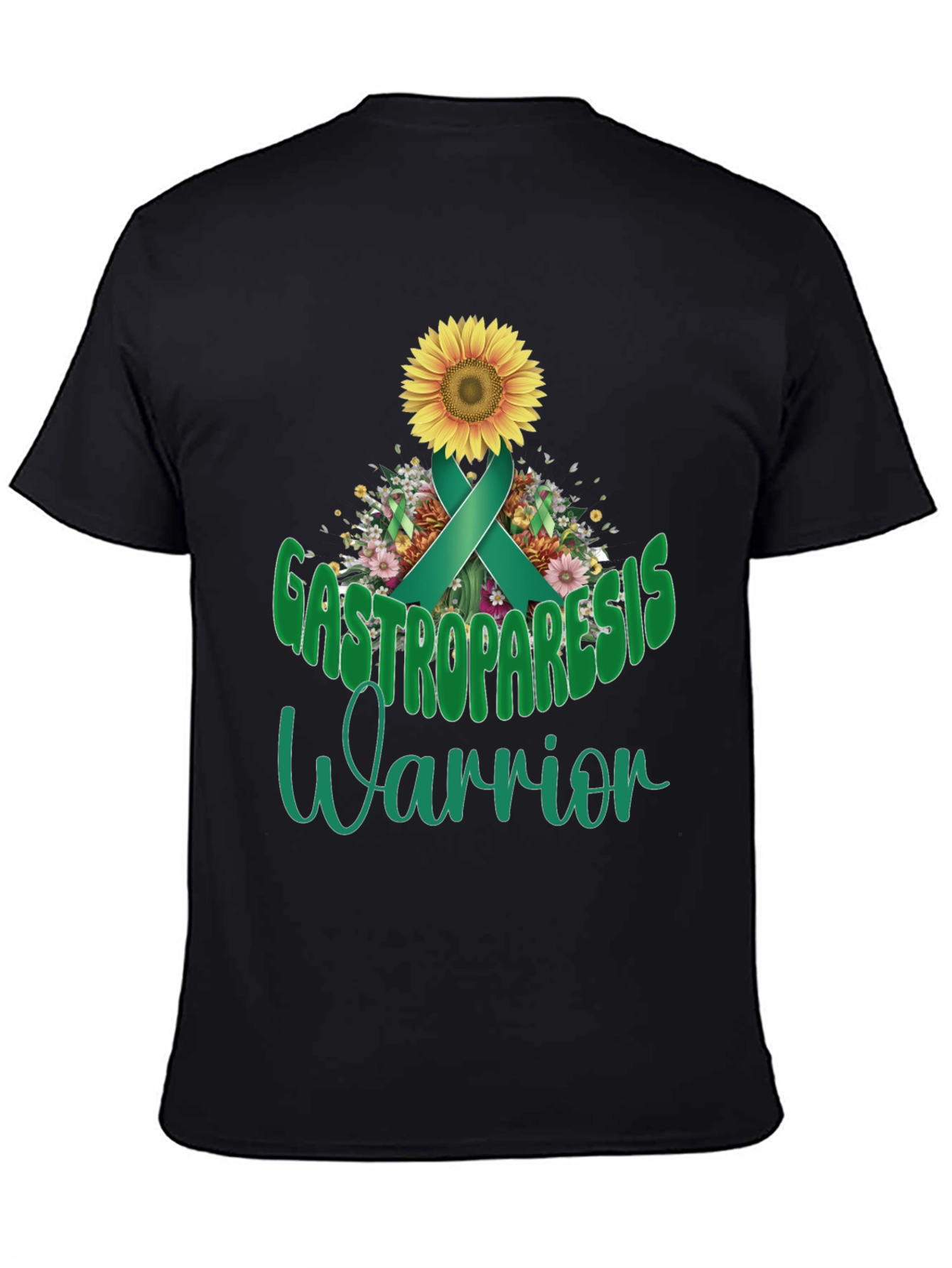 Gastroparesis Warrior Sunflower Awareness T-Shirt
