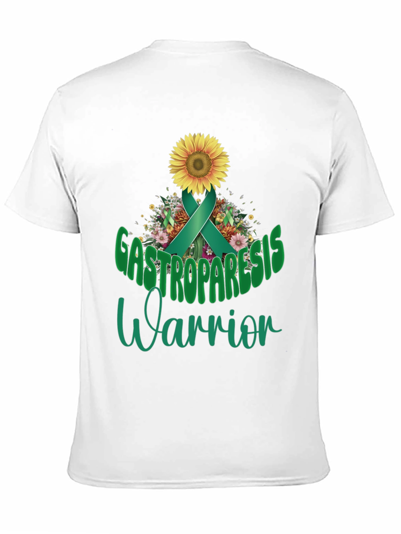 Gastroparesis Warrior Sunflower Awareness T-Shirt