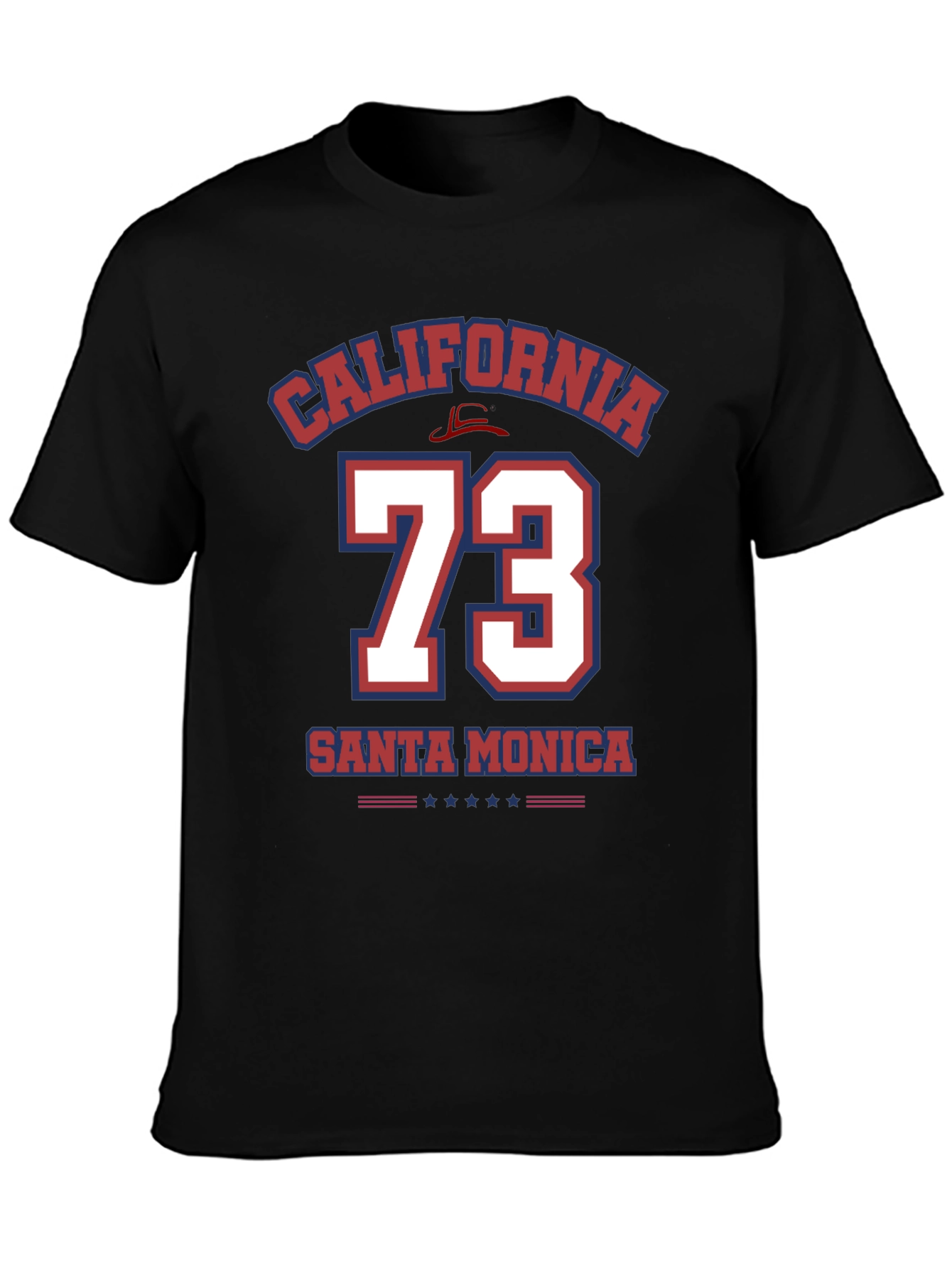 California Santa Monica 73 T-Shirt - Black
