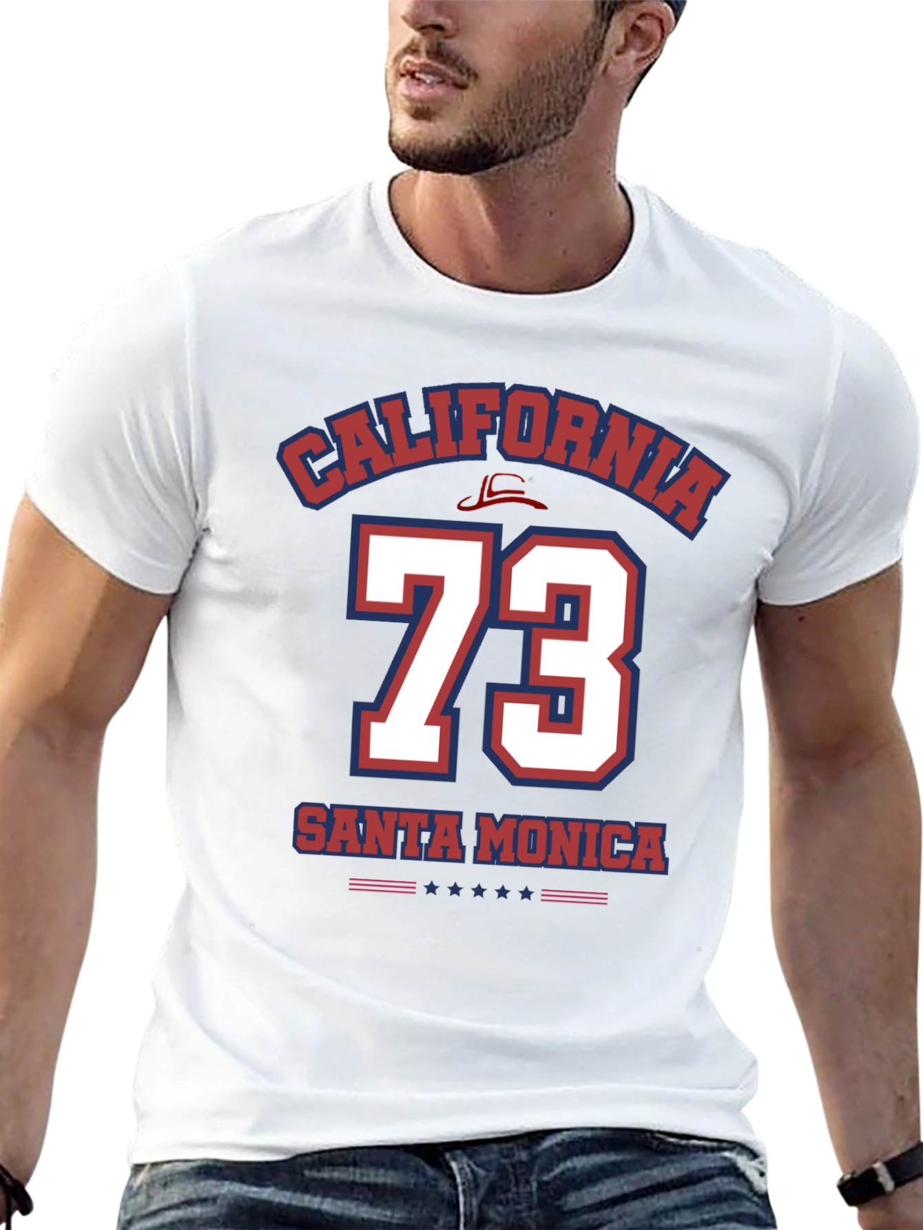 California Santa Monica 73 T-Shirt - Black
