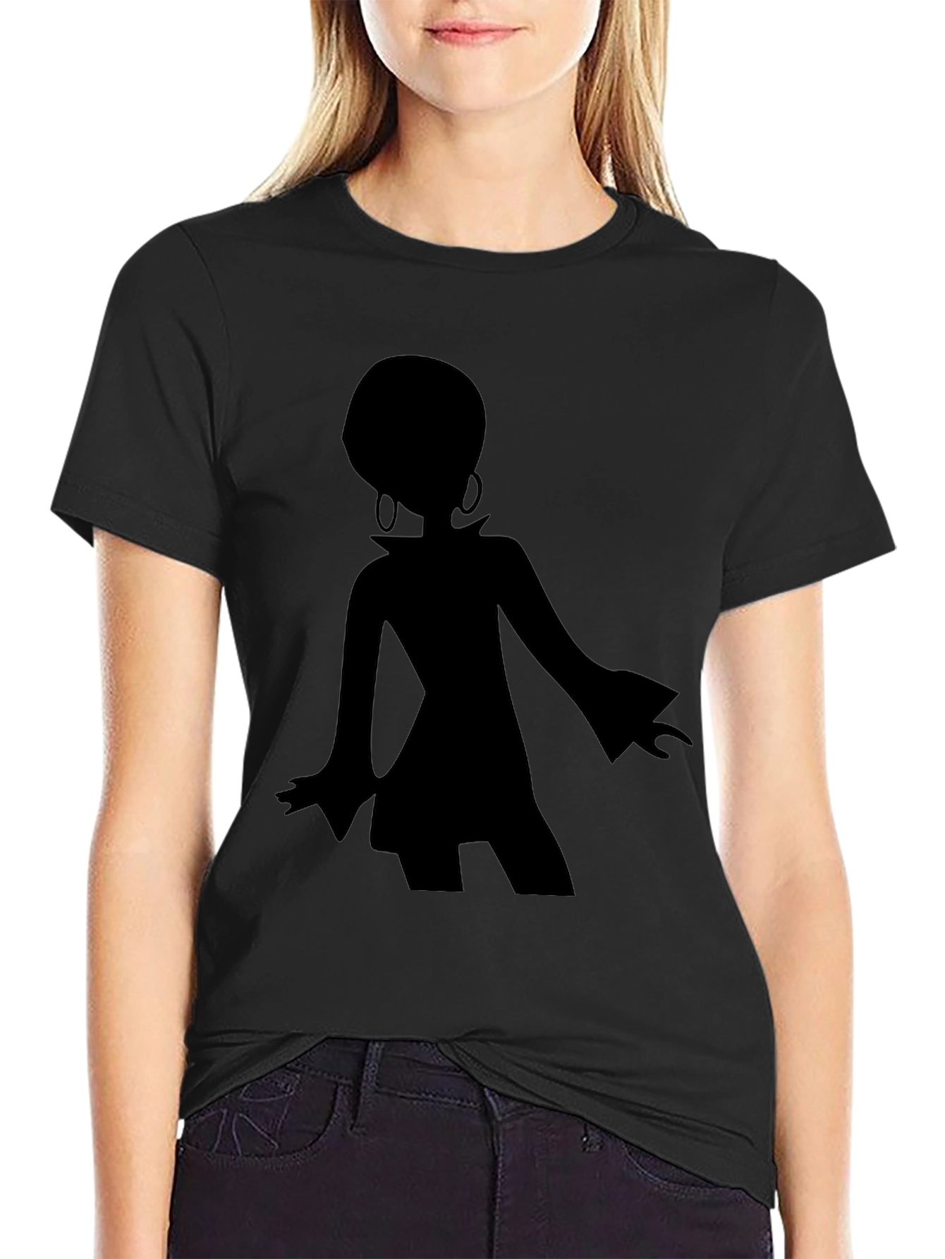 Retro Disco Dancer Silhouette Graphic Tee