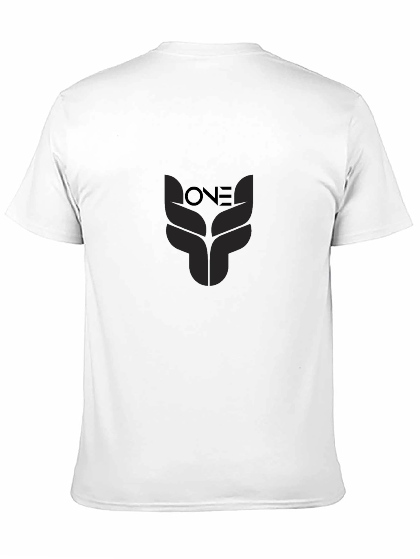 Black ONE Graphic Print T-Shirt