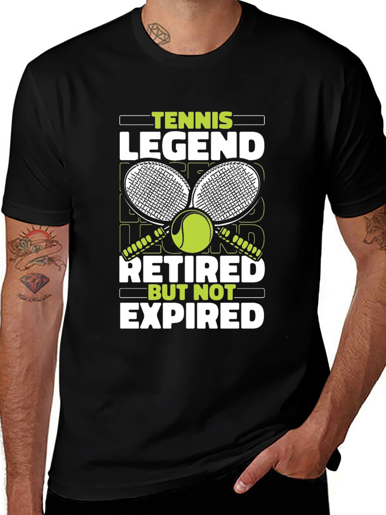 Tennis Legend Retired But Not Expired T-Shirt