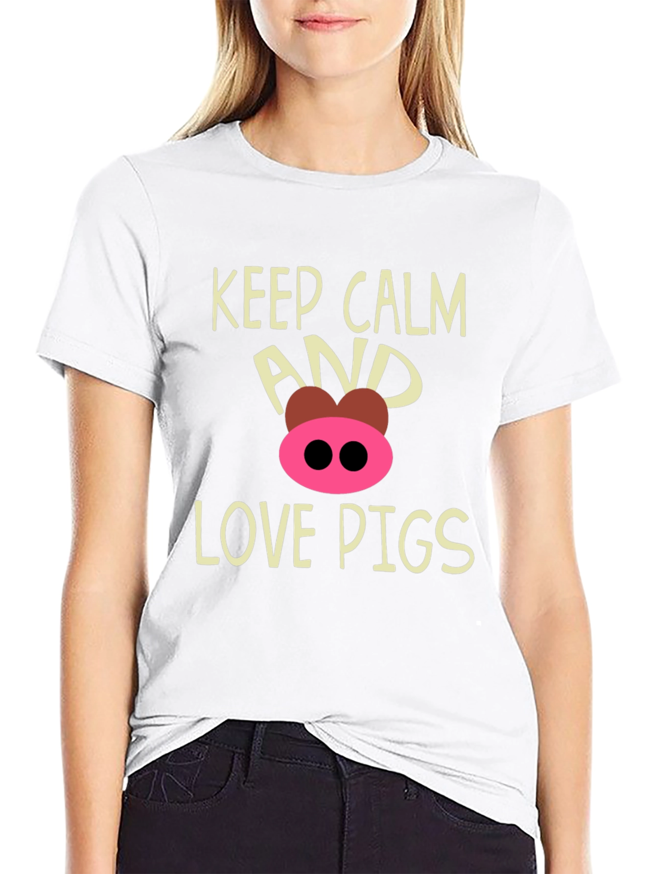 Keep Calm and Love Pigs T-Shirt