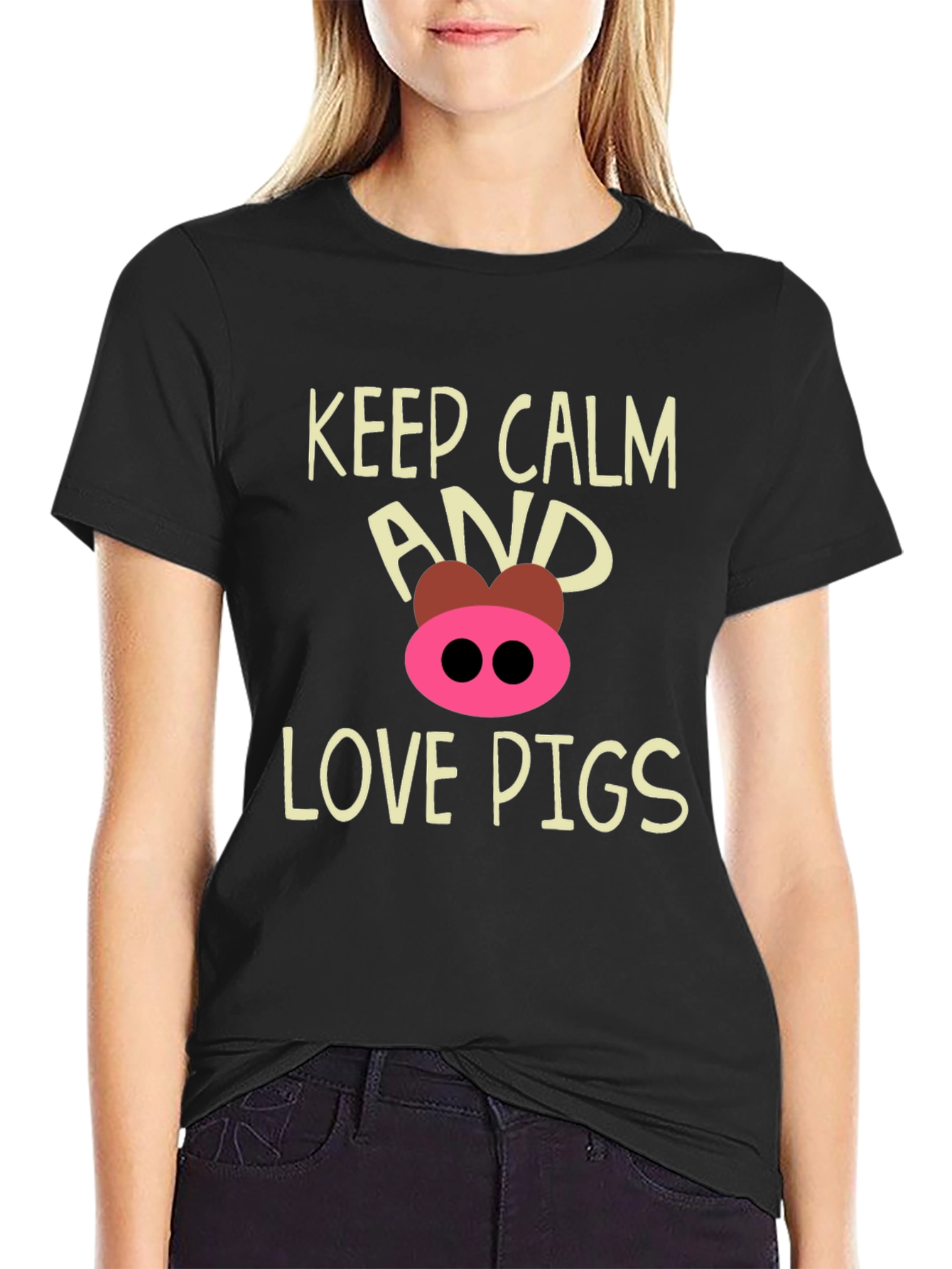 Keep Calm and Love Pigs T-Shirt
