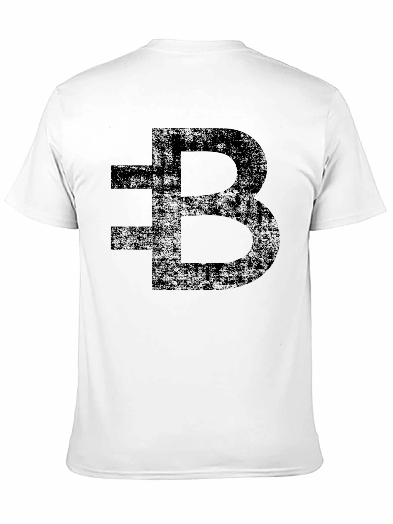 Distressed Black Bytecoin Crypto T-Shirt
