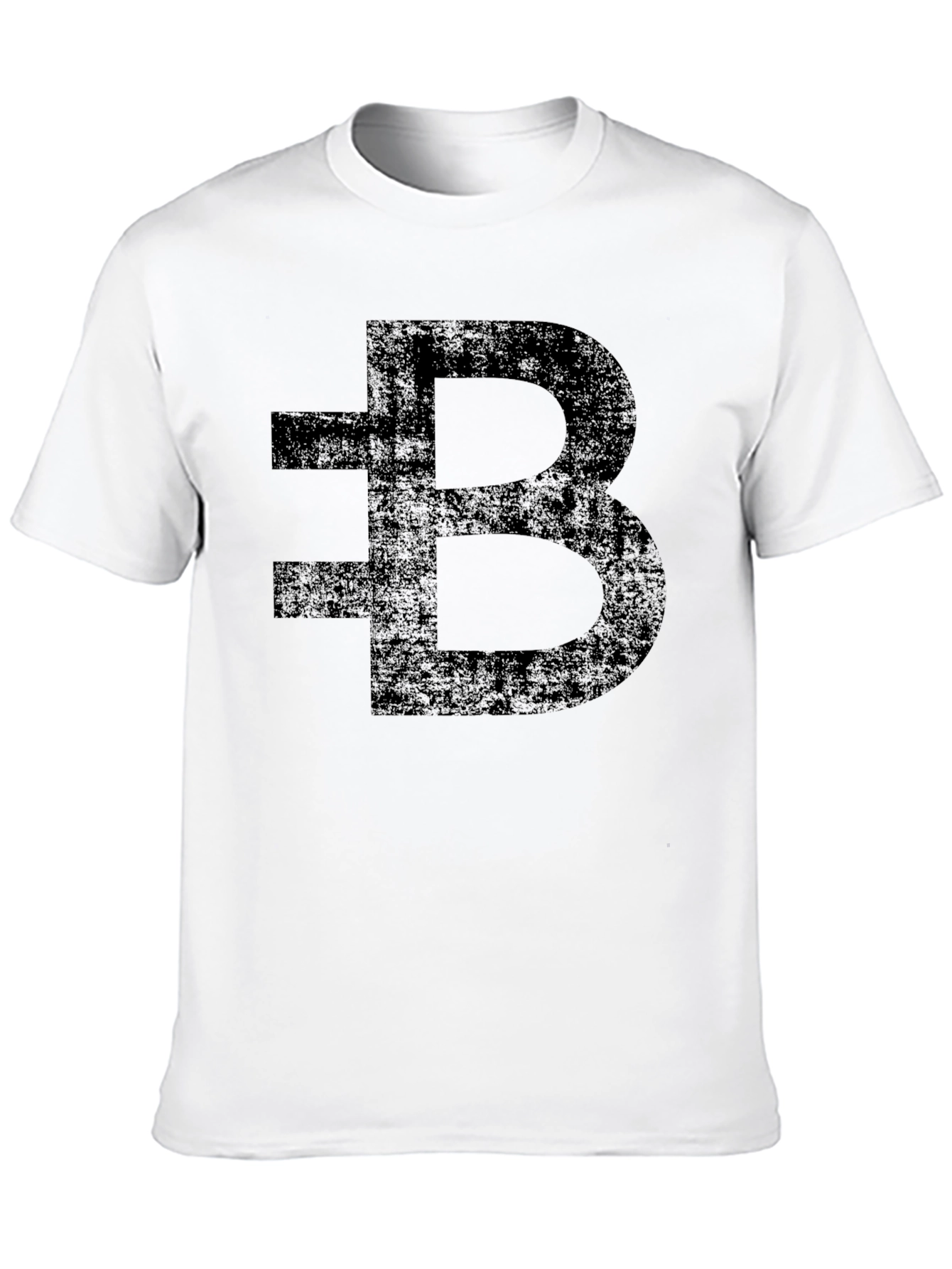 Distressed Black Bytecoin Crypto T-Shirt