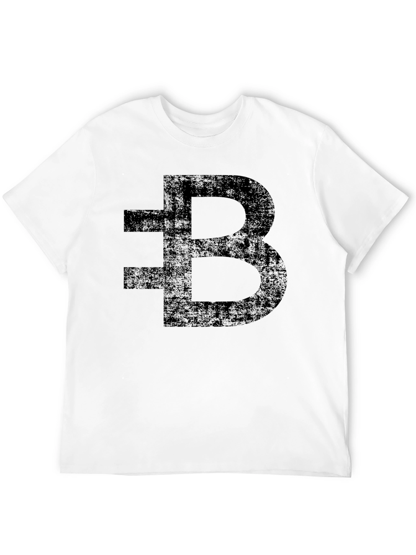 Distressed Black Bytecoin Crypto T-Shirt