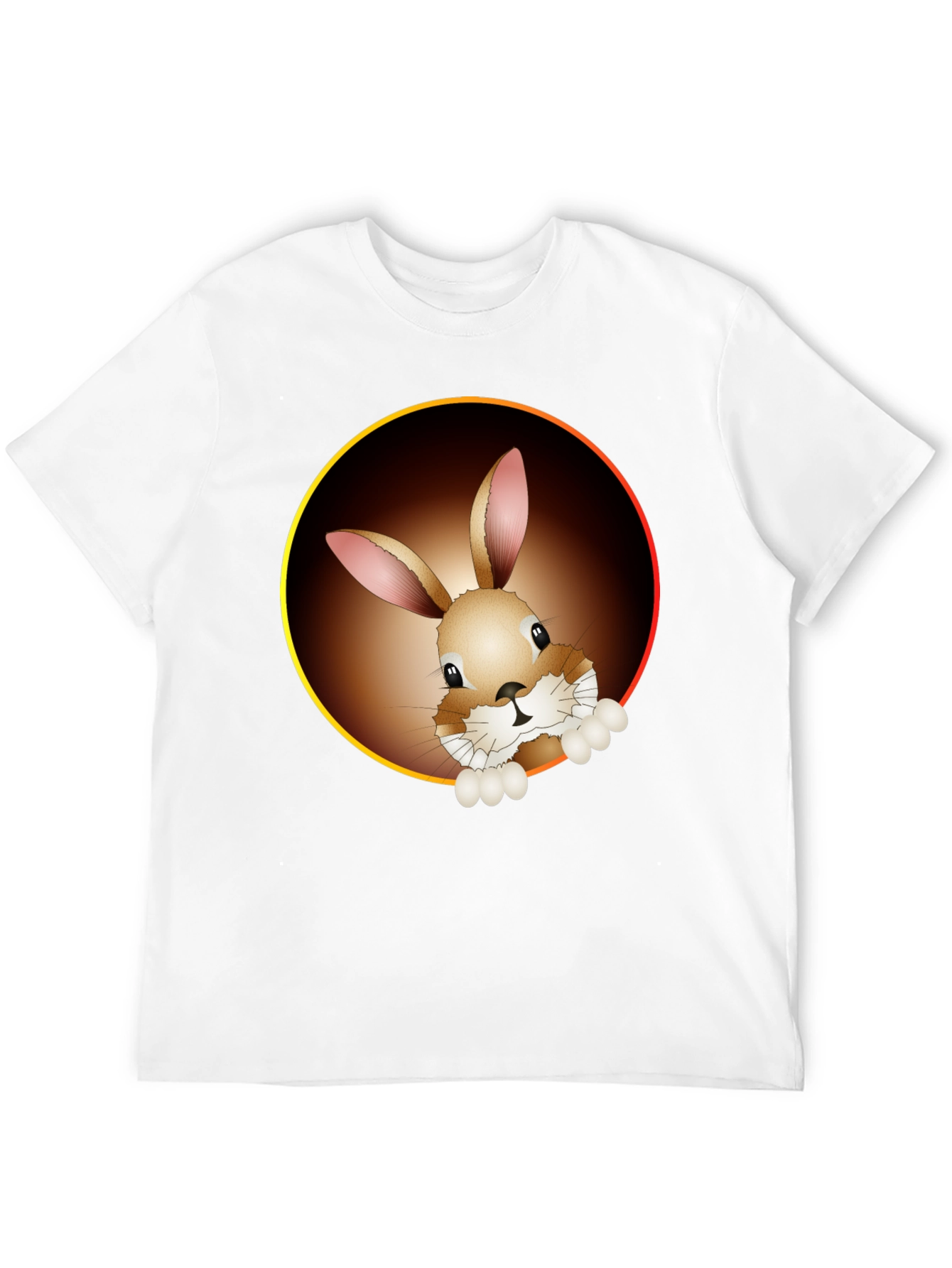 Bunny Graphic Tee - Cute Animal Print Shirt