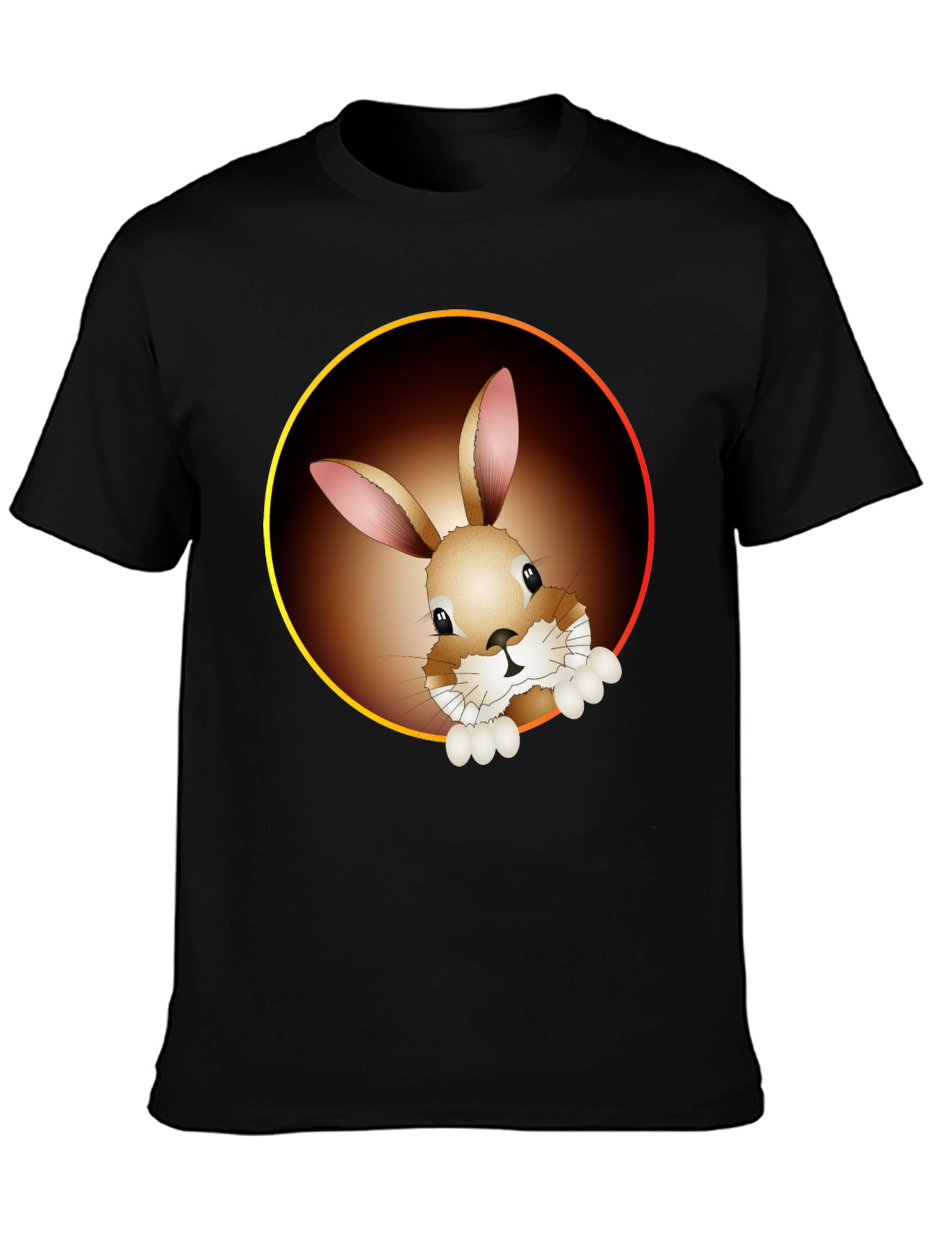 Bunny Graphic Tee - Cute Animal Print Shirt