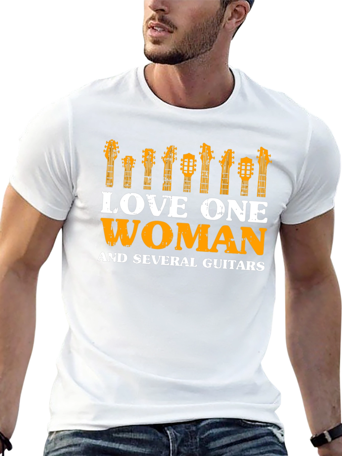 Love One Woman & Several Guitars Graphic Tee