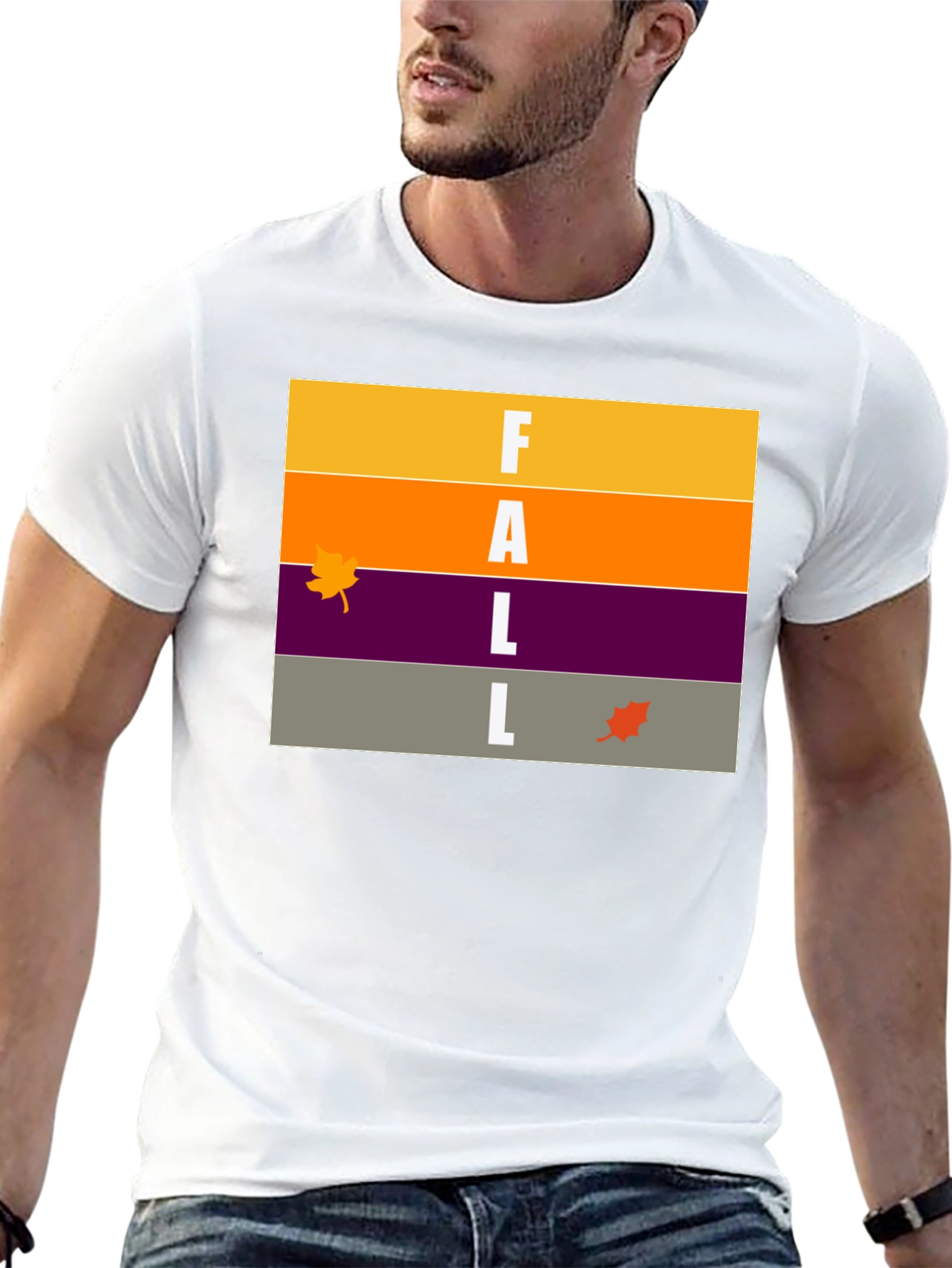 Stylish Fall T-Shirt - Seasonal Graphic Tee