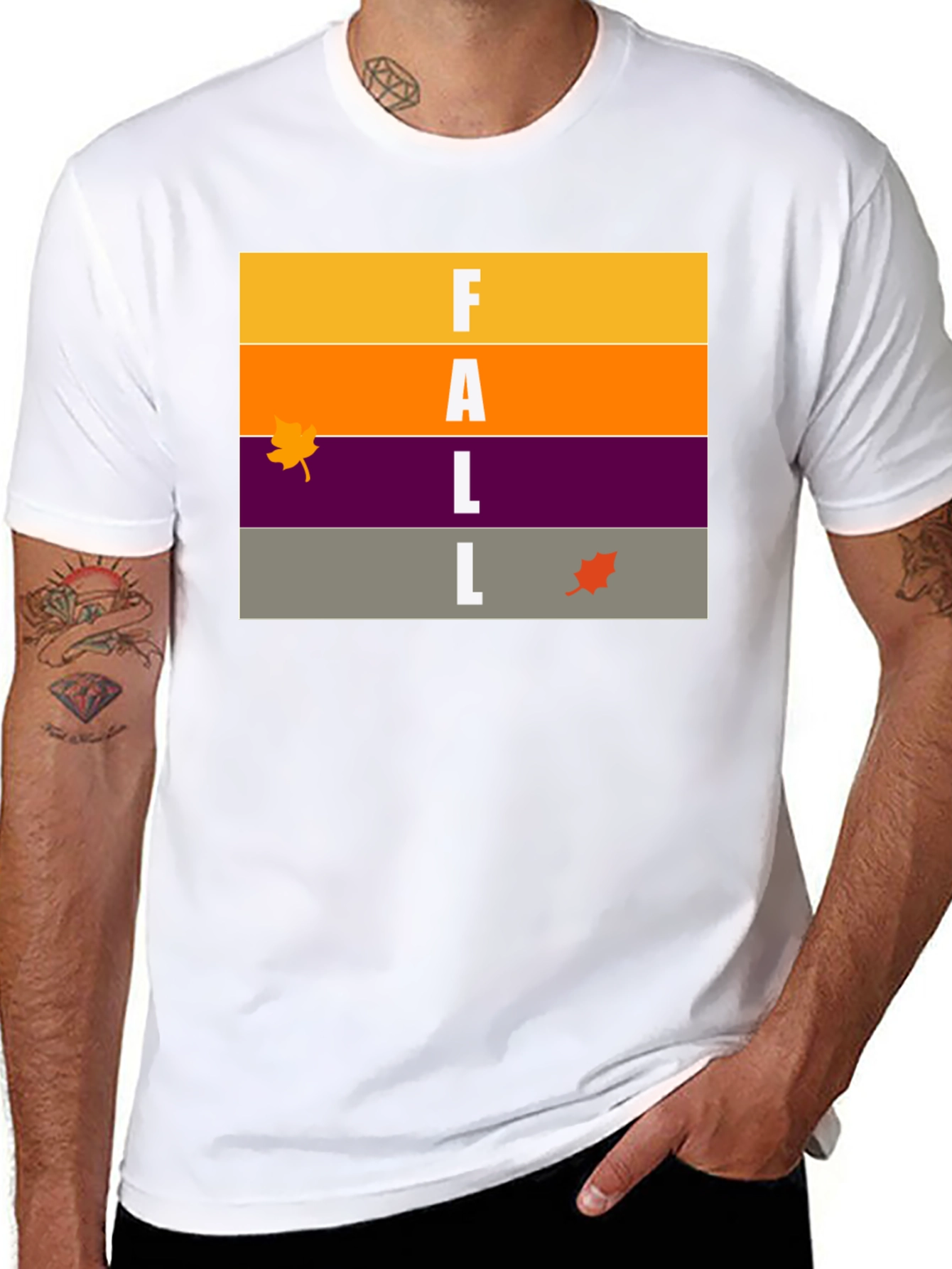 Stylish Fall T-Shirt - Seasonal Graphic Tee