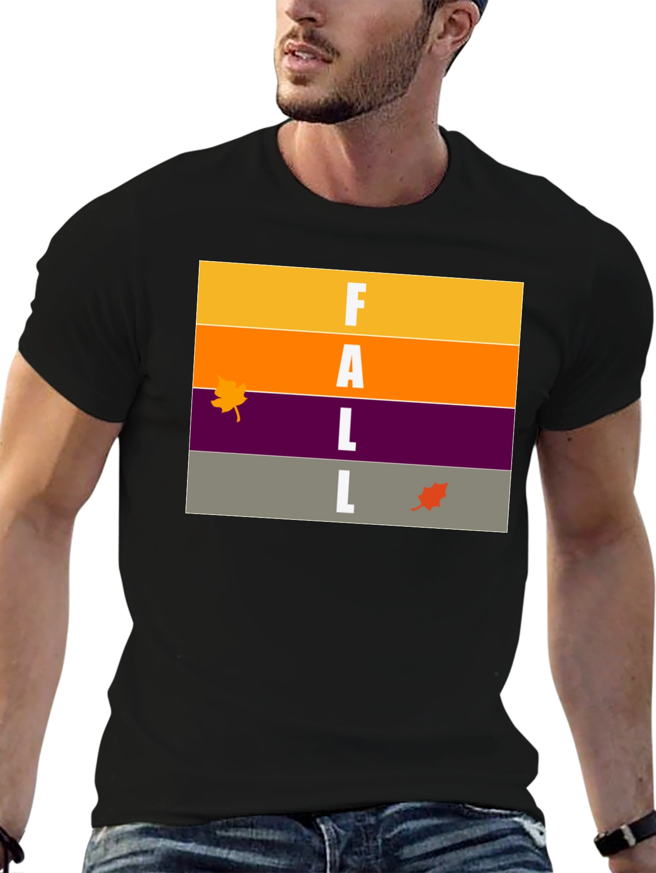 Stylish Fall T-Shirt - Seasonal Graphic Tee