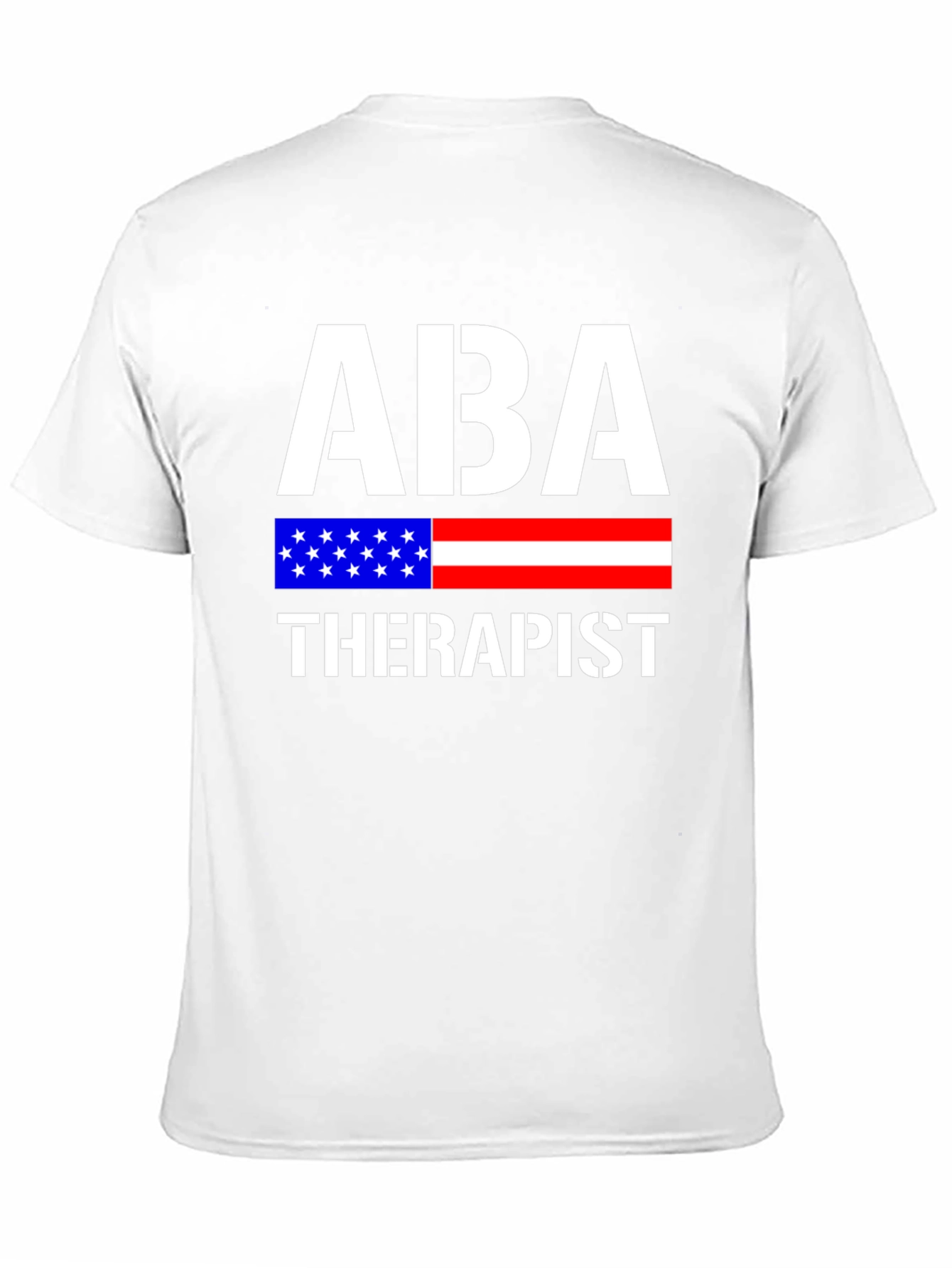 ABA Therapist American Flag Graphic T-Shirt