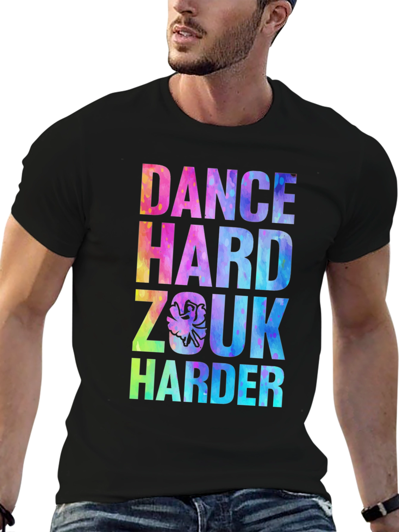 Dance Hard Zouk Harder Graphic Tee