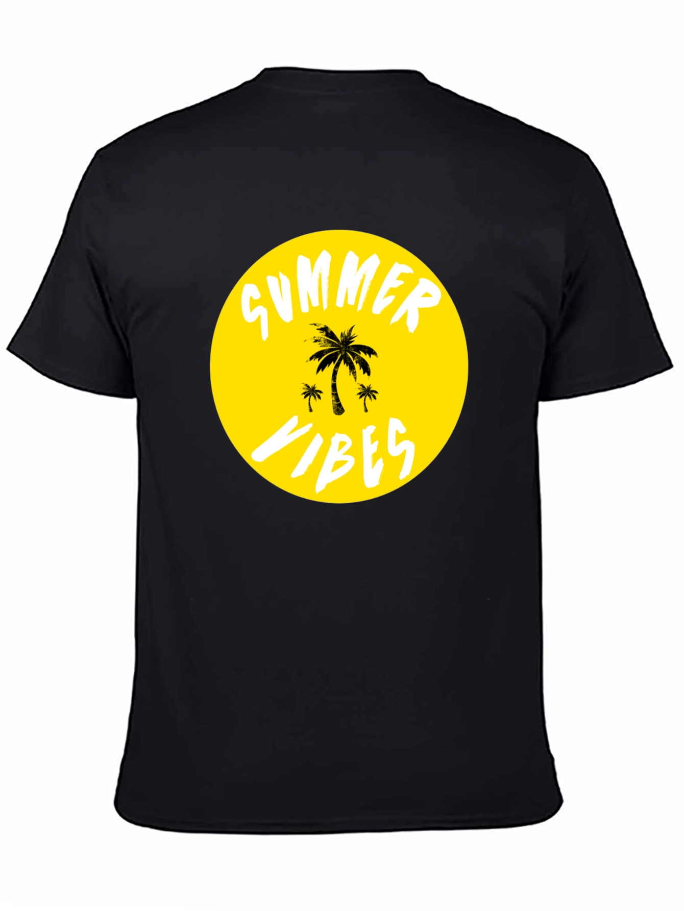 Summer Vibes T-Shirt - Tropical Palm Tree Graphic Tee