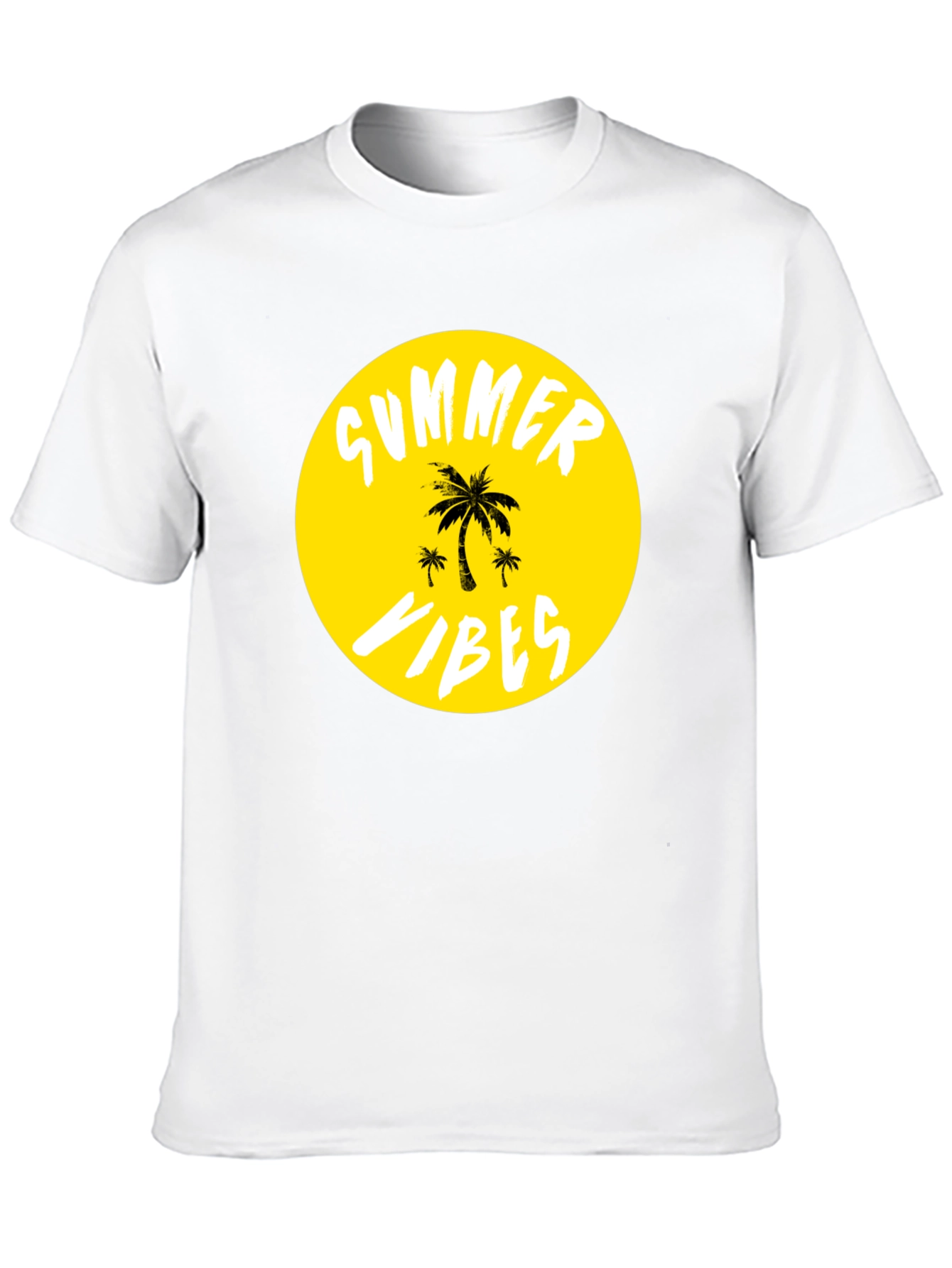 Summer Vibes T-Shirt - Tropical Palm Tree Graphic Tee