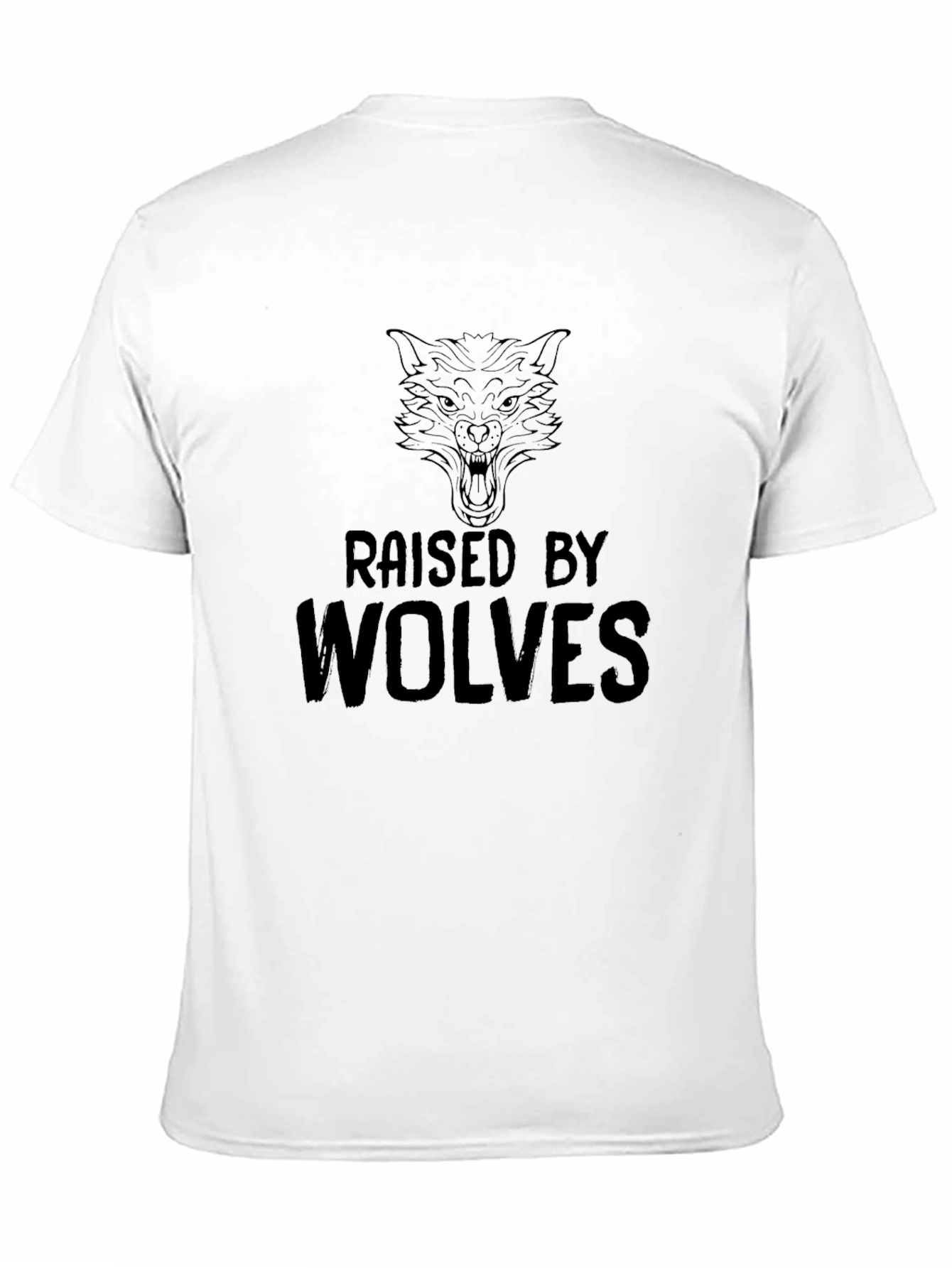 Raised by Wolves Graphic Tee - Mens Black T-Shirt
