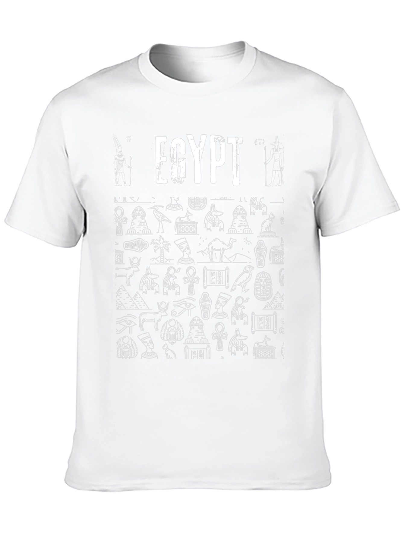Egypt Graphic Print Black T-Shirt
