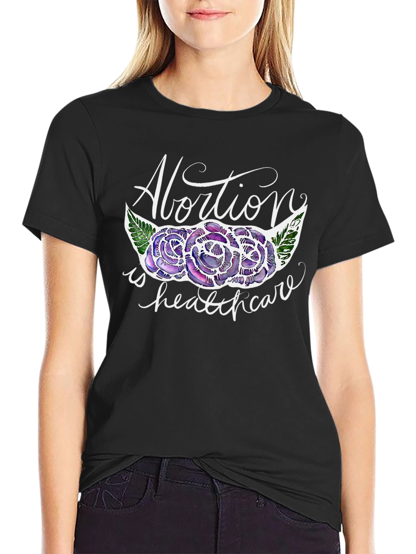 Abortion is Healthcare Graphic T-Shirt
