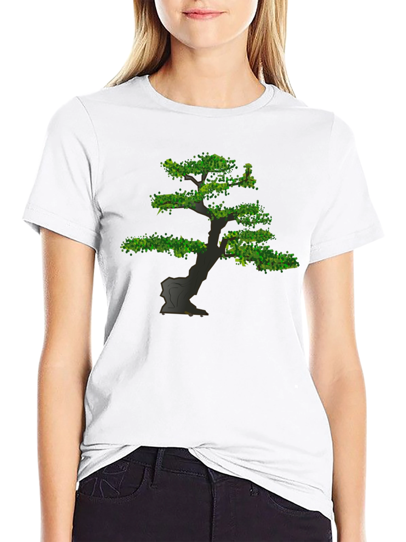 Bonsai Tree Graphic Tee - Nature Inspired Design