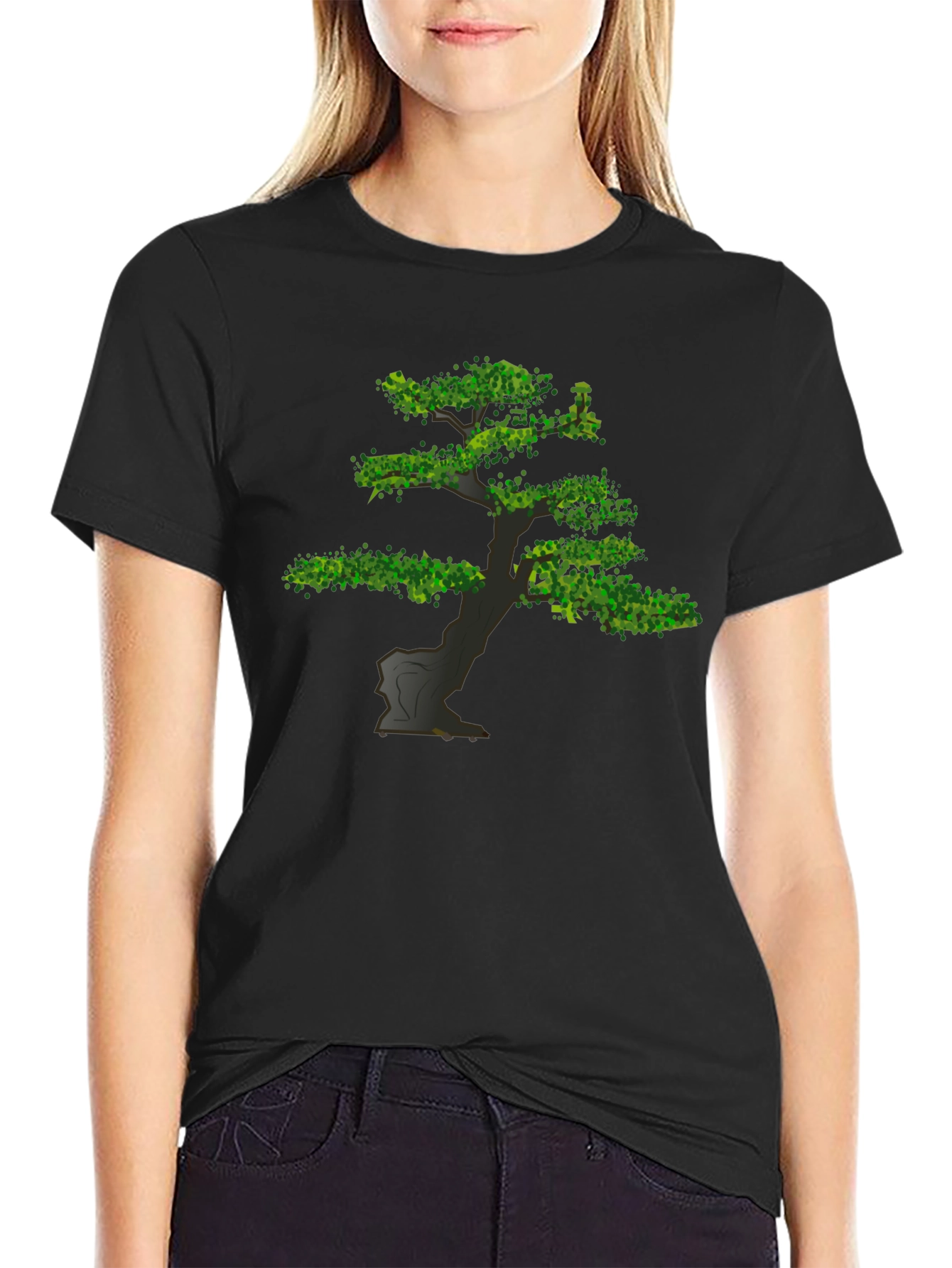 Bonsai Tree Graphic Tee - Nature Inspired Design
