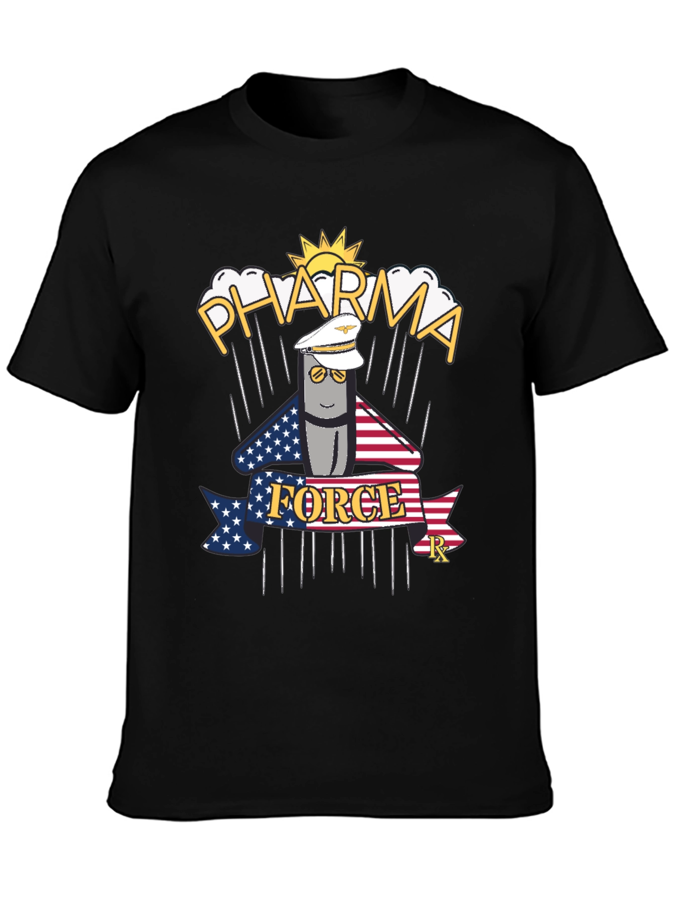 Pharma Force Graphic T-Shirt - Black