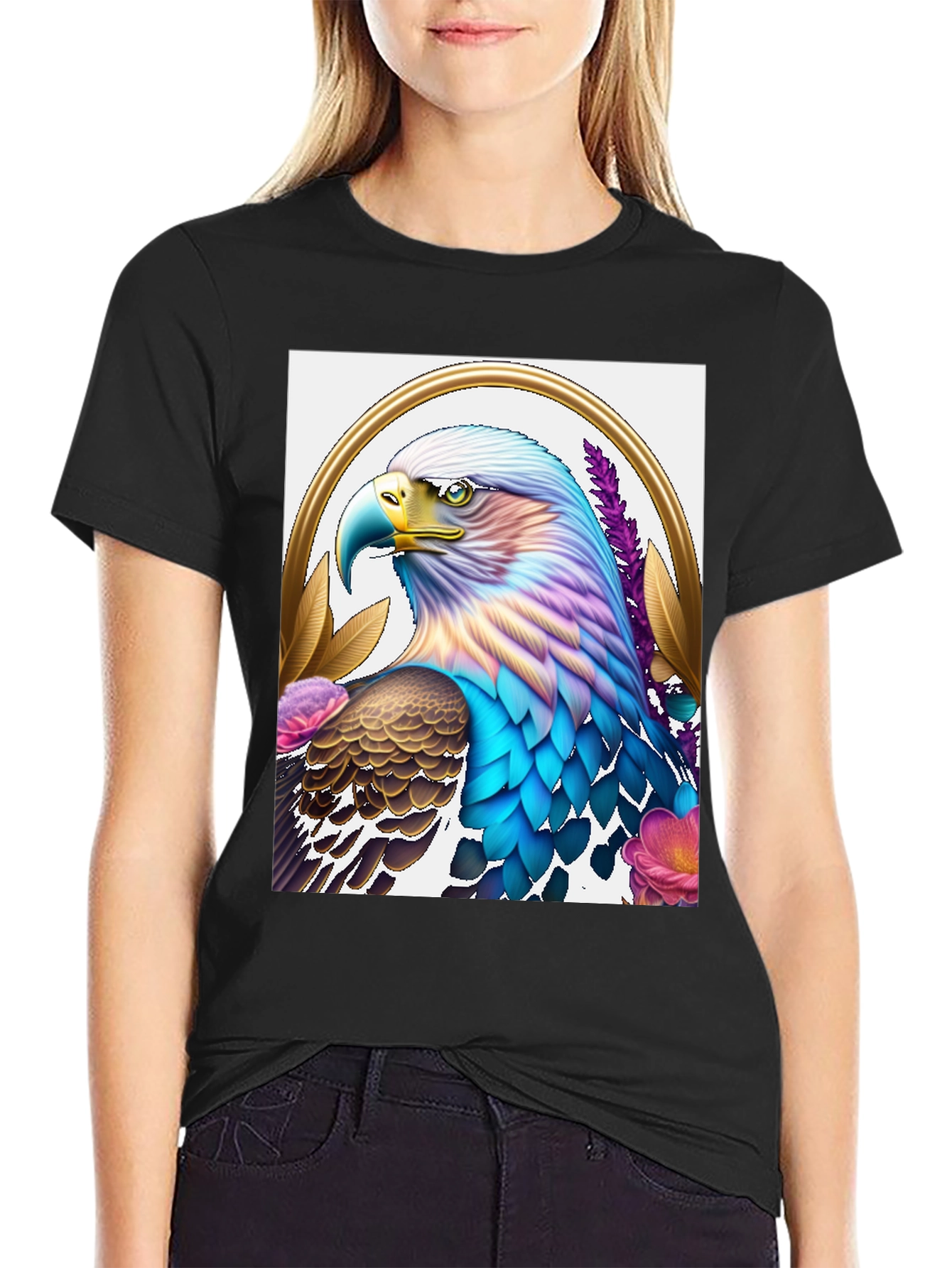 Eagle Graphic T-Shirt - Unique Bird Design