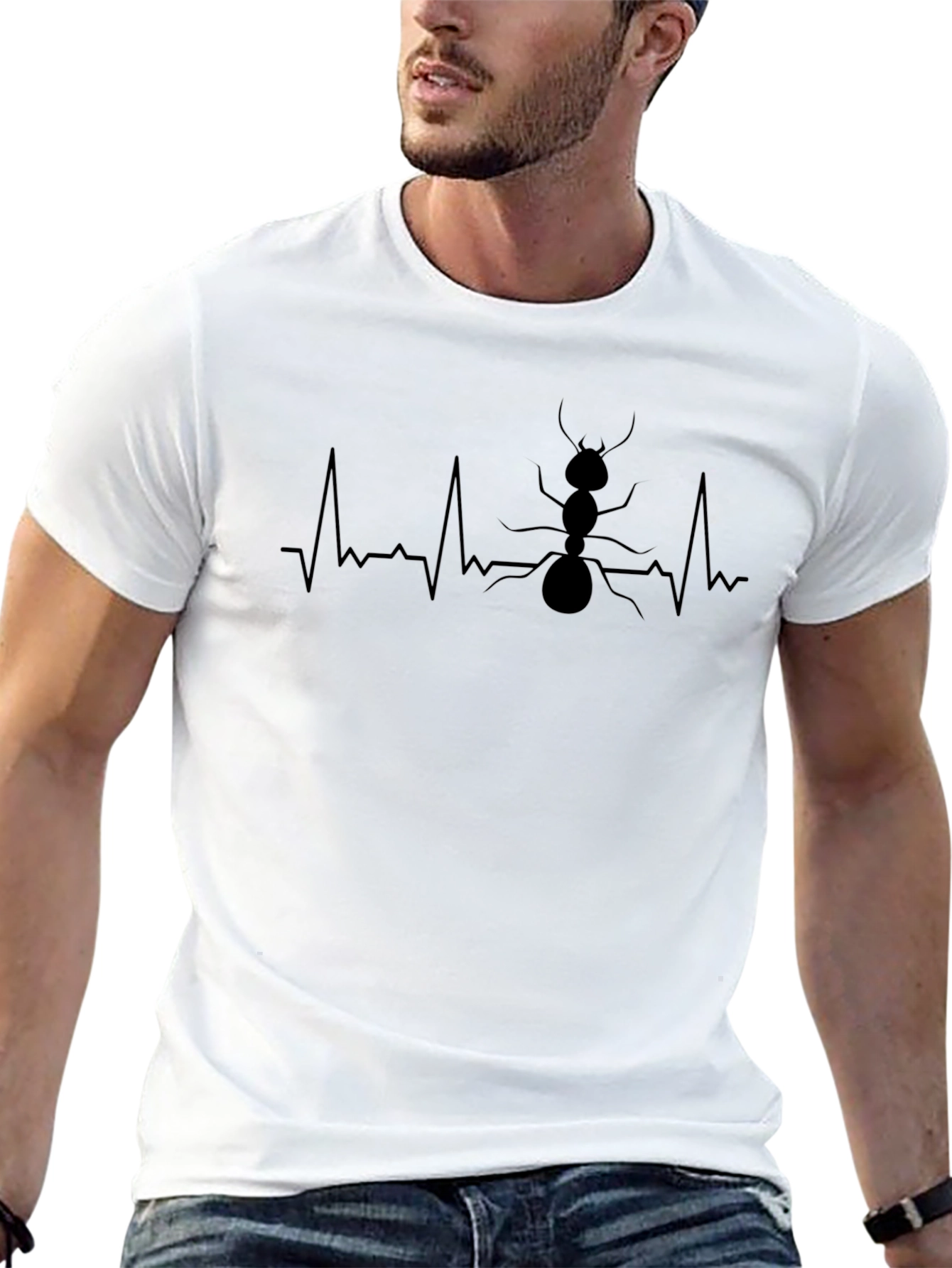 Ant Heartbeat T-Shirt - Cool Insect Lover Tee
