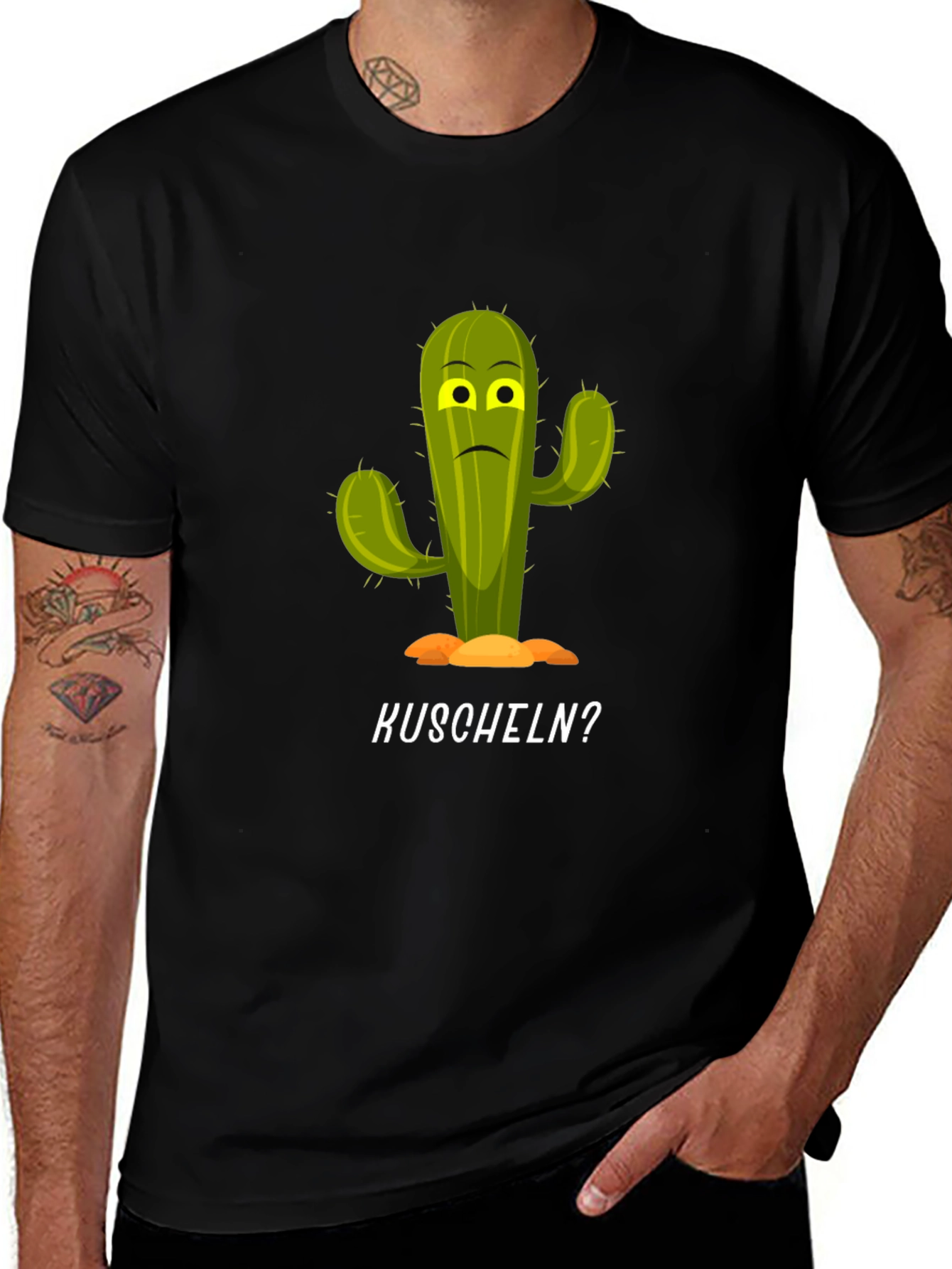 Kuscheln? Cactus Graphic T-Shirt