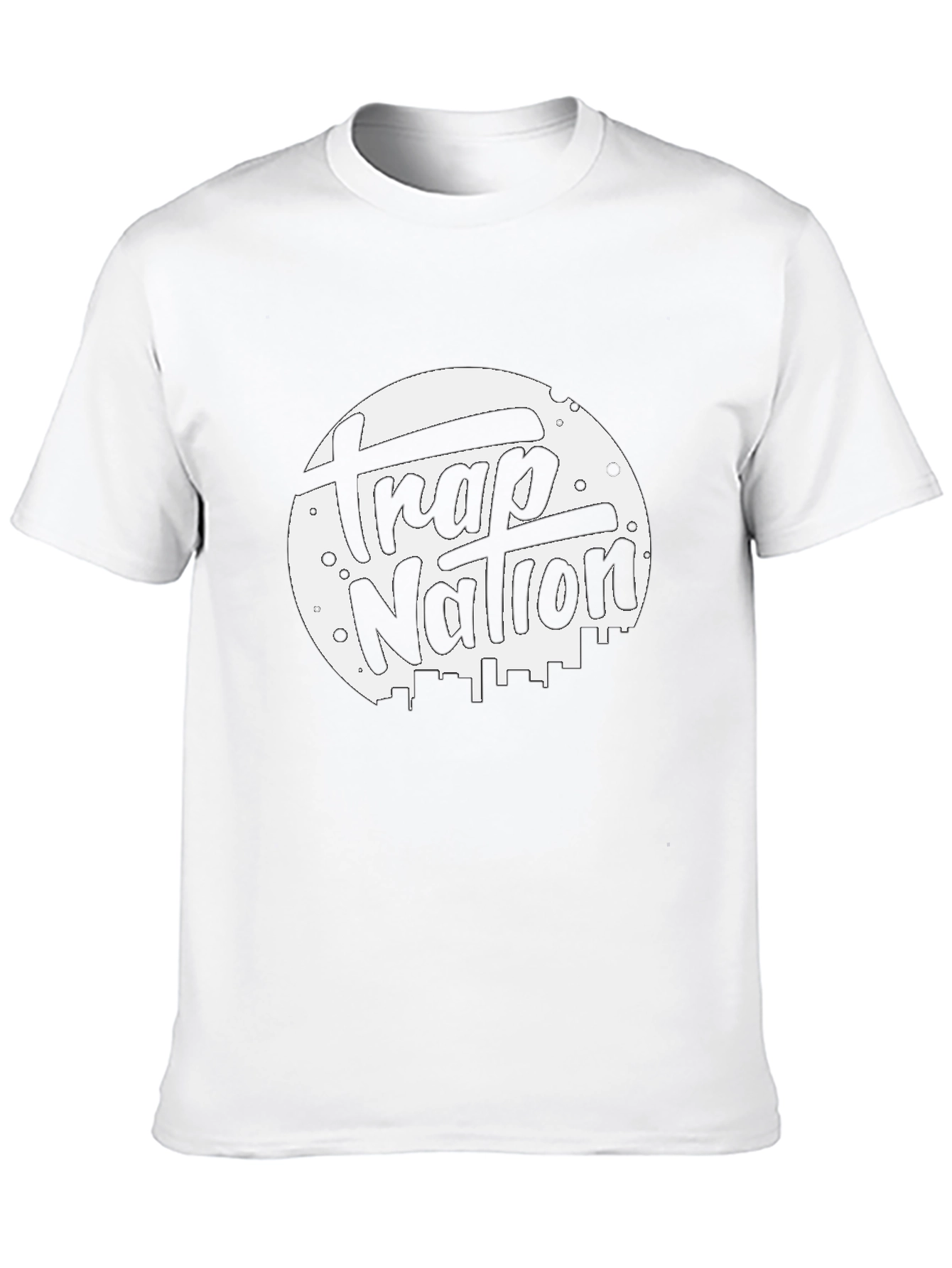 Trap Nation Black Graphic T-Shirt