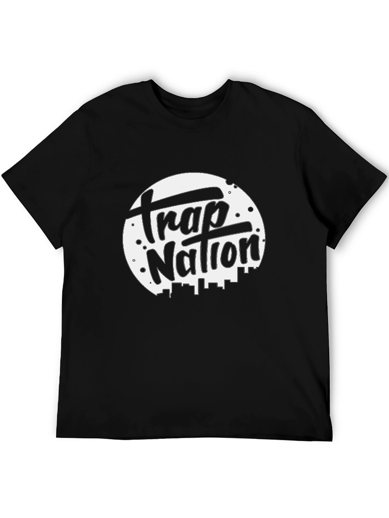Trap Nation Black Graphic T-Shirt