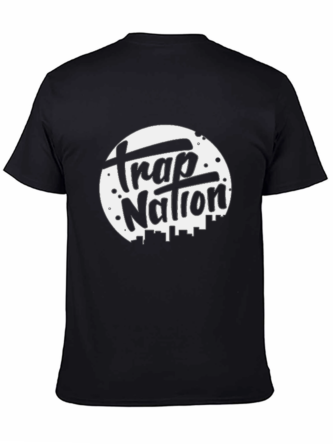 Trap Nation Black Graphic T-Shirt