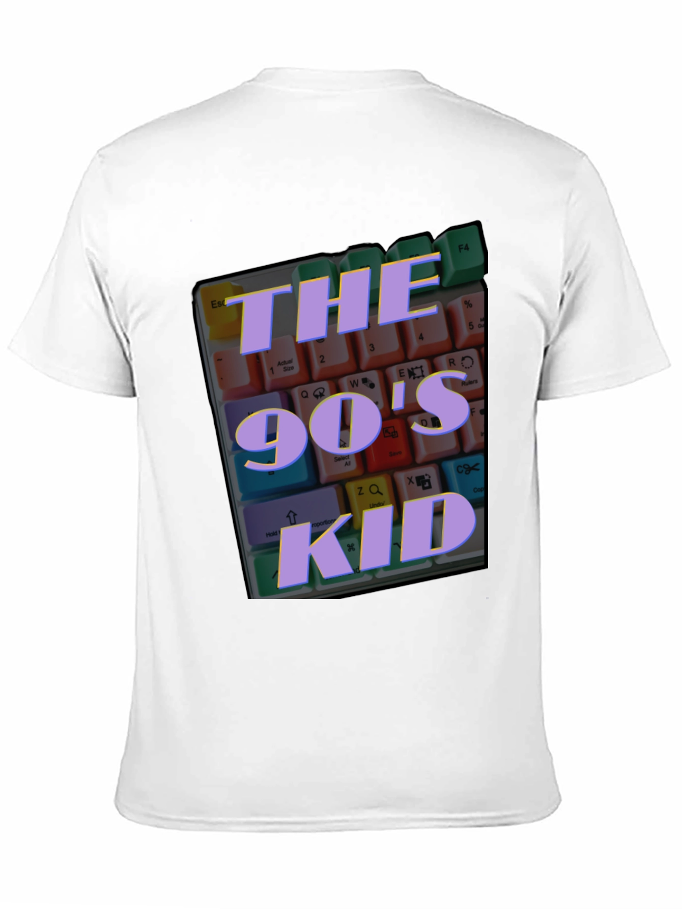 90s Kid Keyboard T-Shirt - Retro Nostalgia